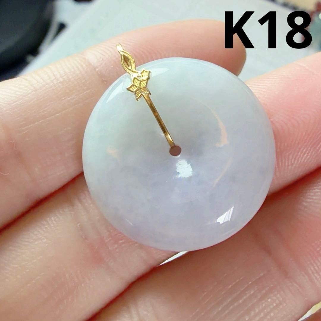 Japanese jade necklace CS0670 ​​Natural Genuine Jade (Guaranteed Authenticity) L