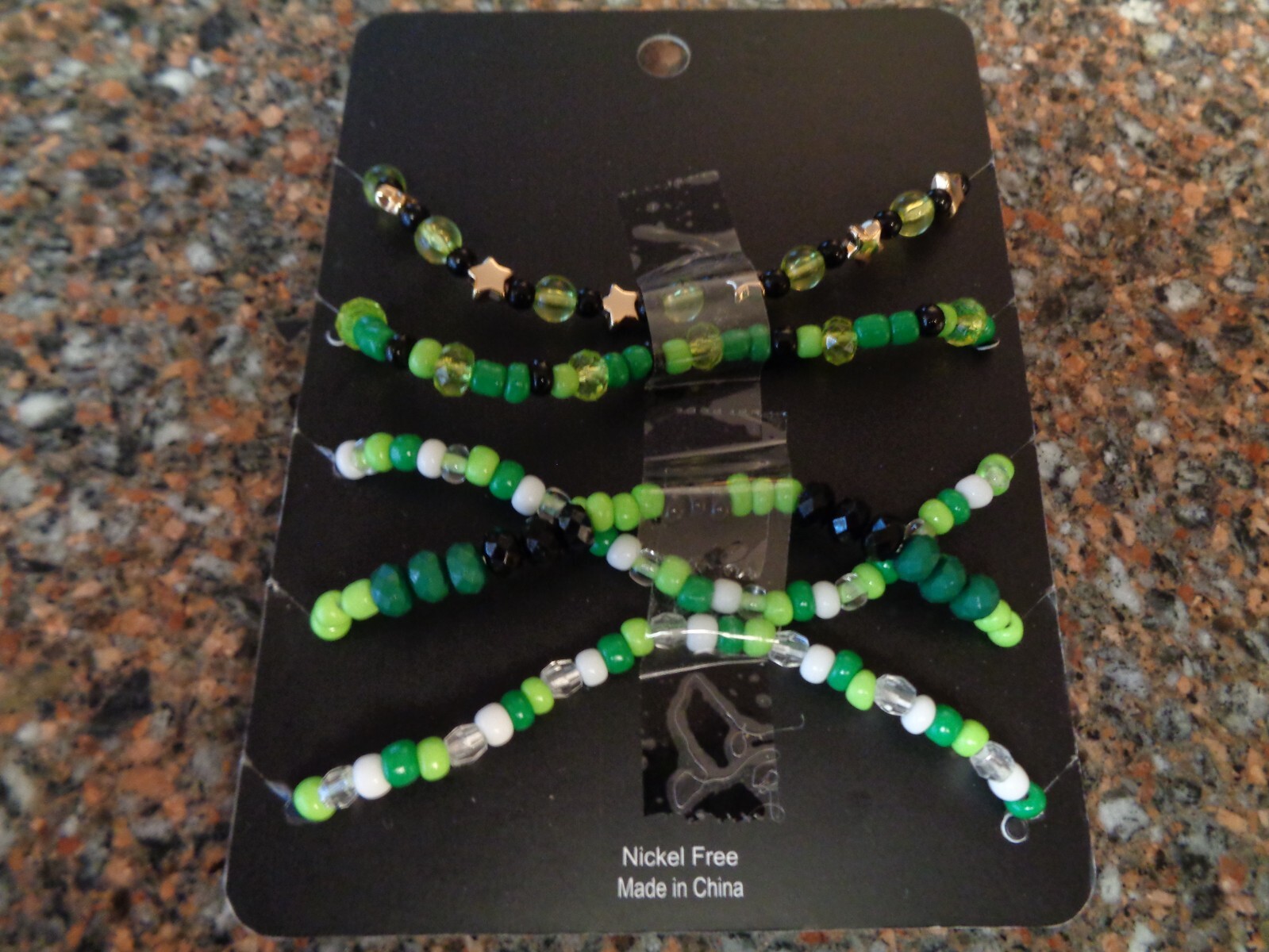 Charli XCX Brat Beaded Bracelet Set of 5 Charm Best Friend NWT