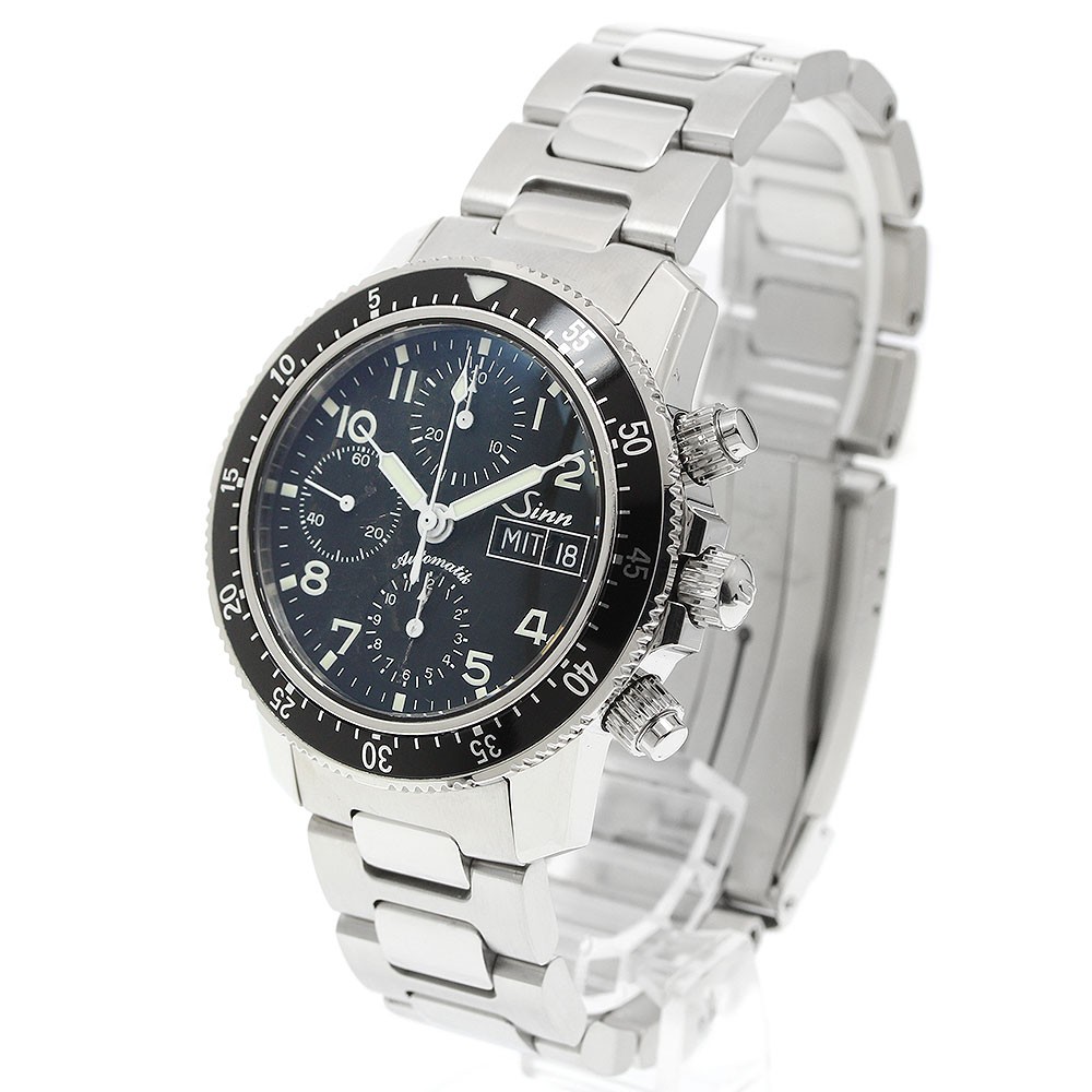 Sinn 103.B.SA.AUTO Chronograph day date black Dial Automatic Men’s Watch_953617