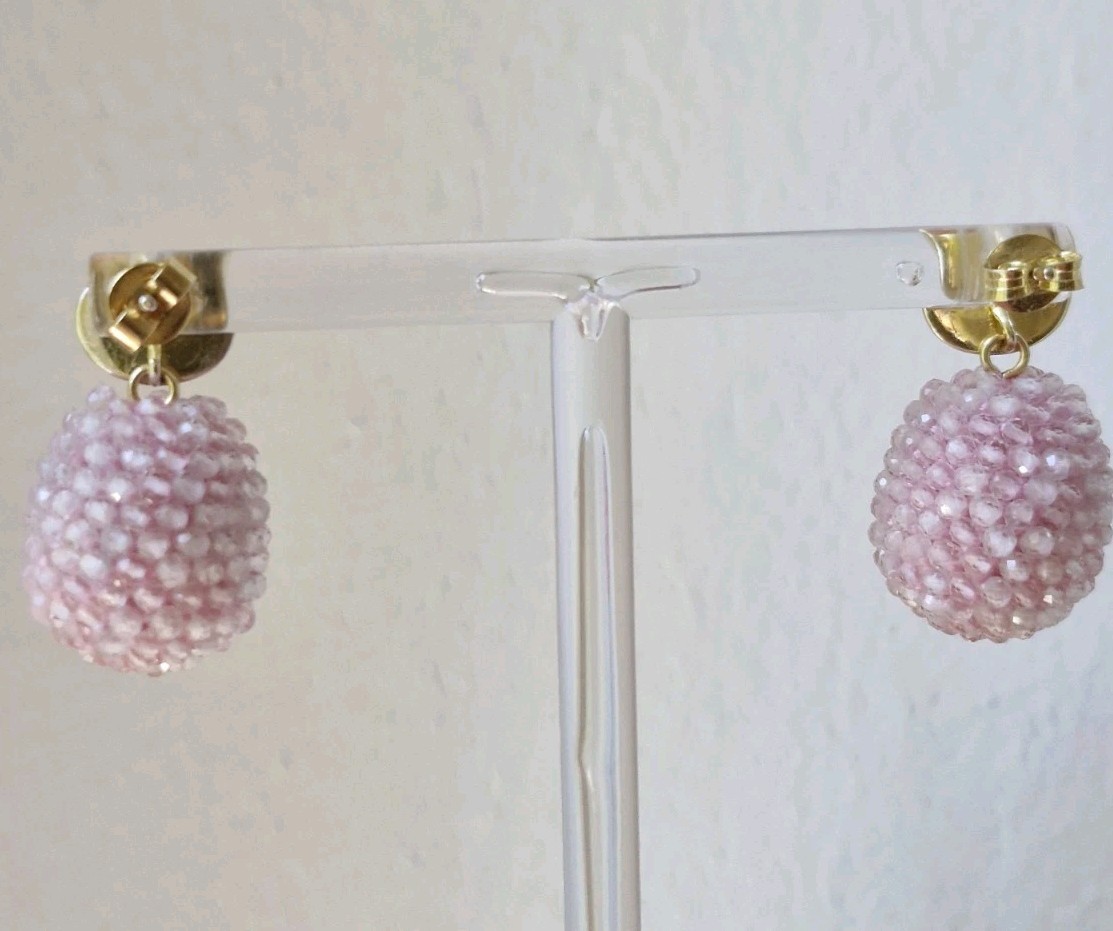 ROSE QUARTZ EARRINGS REMOVABLE