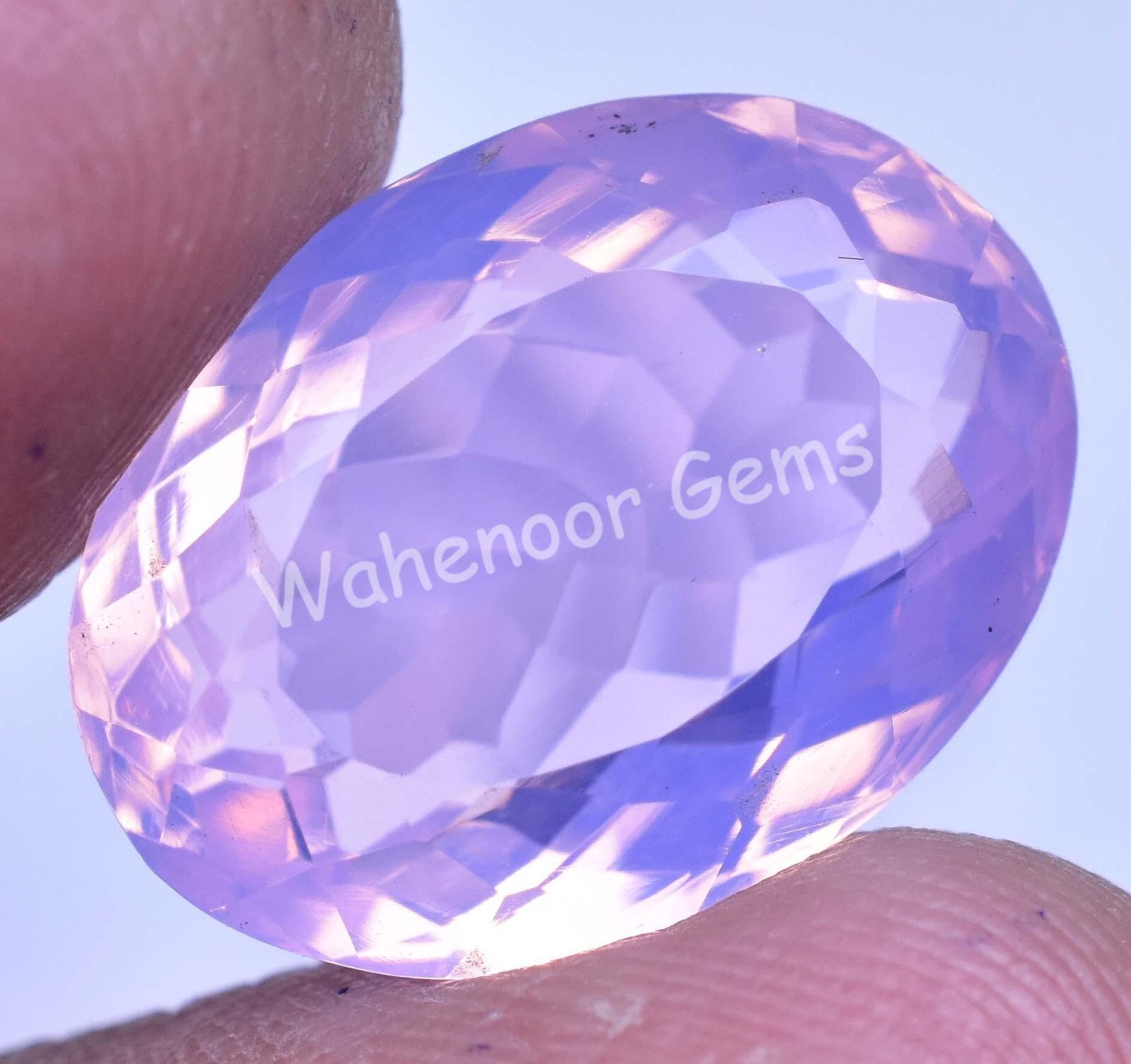 Natural Pink Opal 13.35 Ct Oval Certified Unheated Welo Australian Gemstone