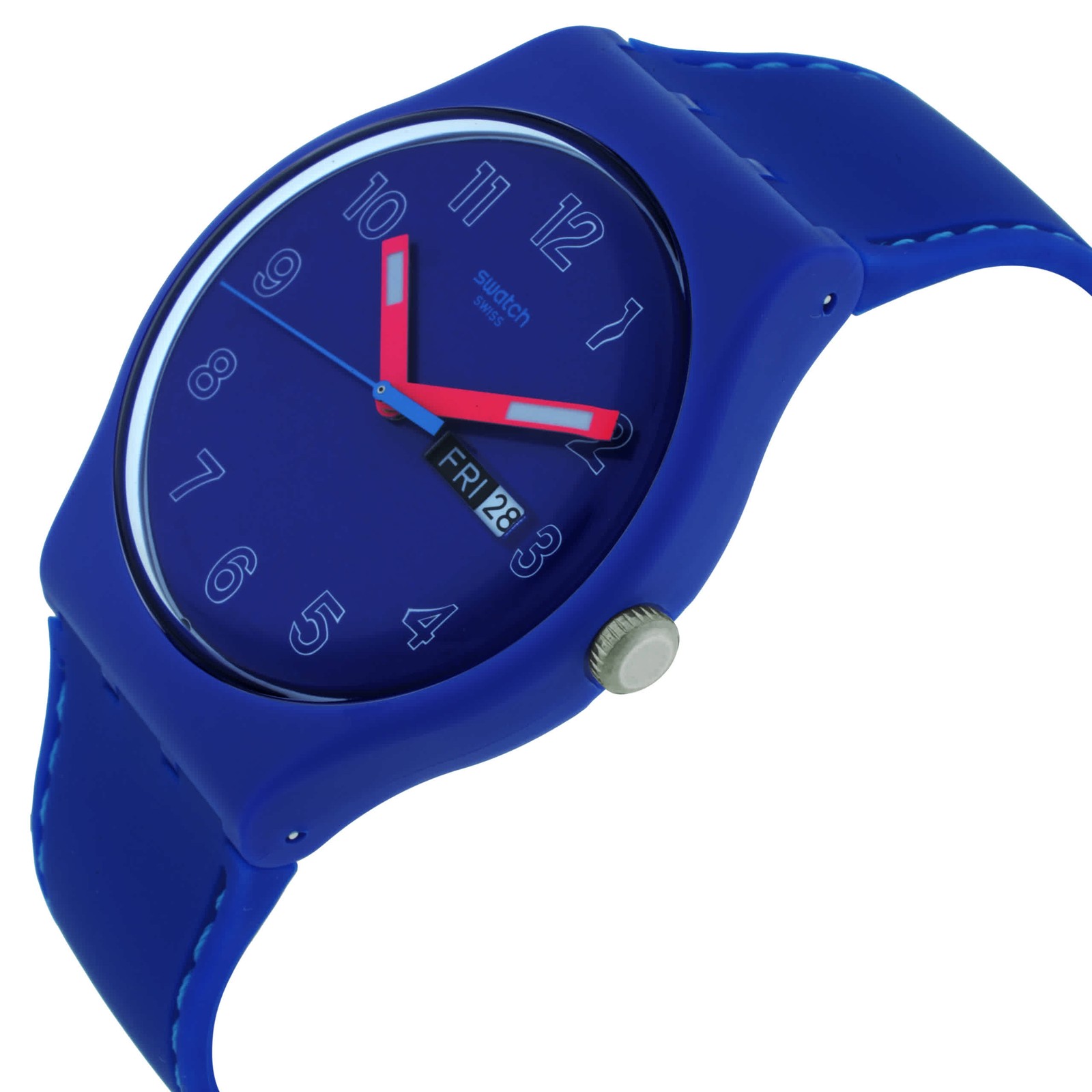 Swatch Originals The January Collection Cobalt Disco Blue Dial Men’s Watch