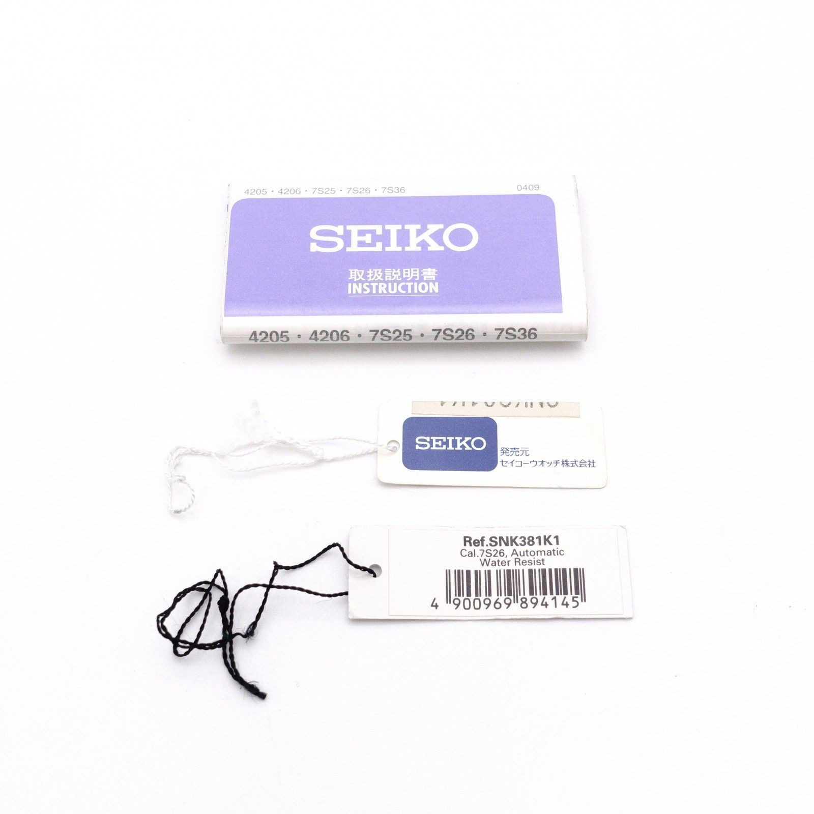 Seiko 5 SNK381KI Automatic Wristwatch Stainless Steel 40mm Mens wrist 20cm