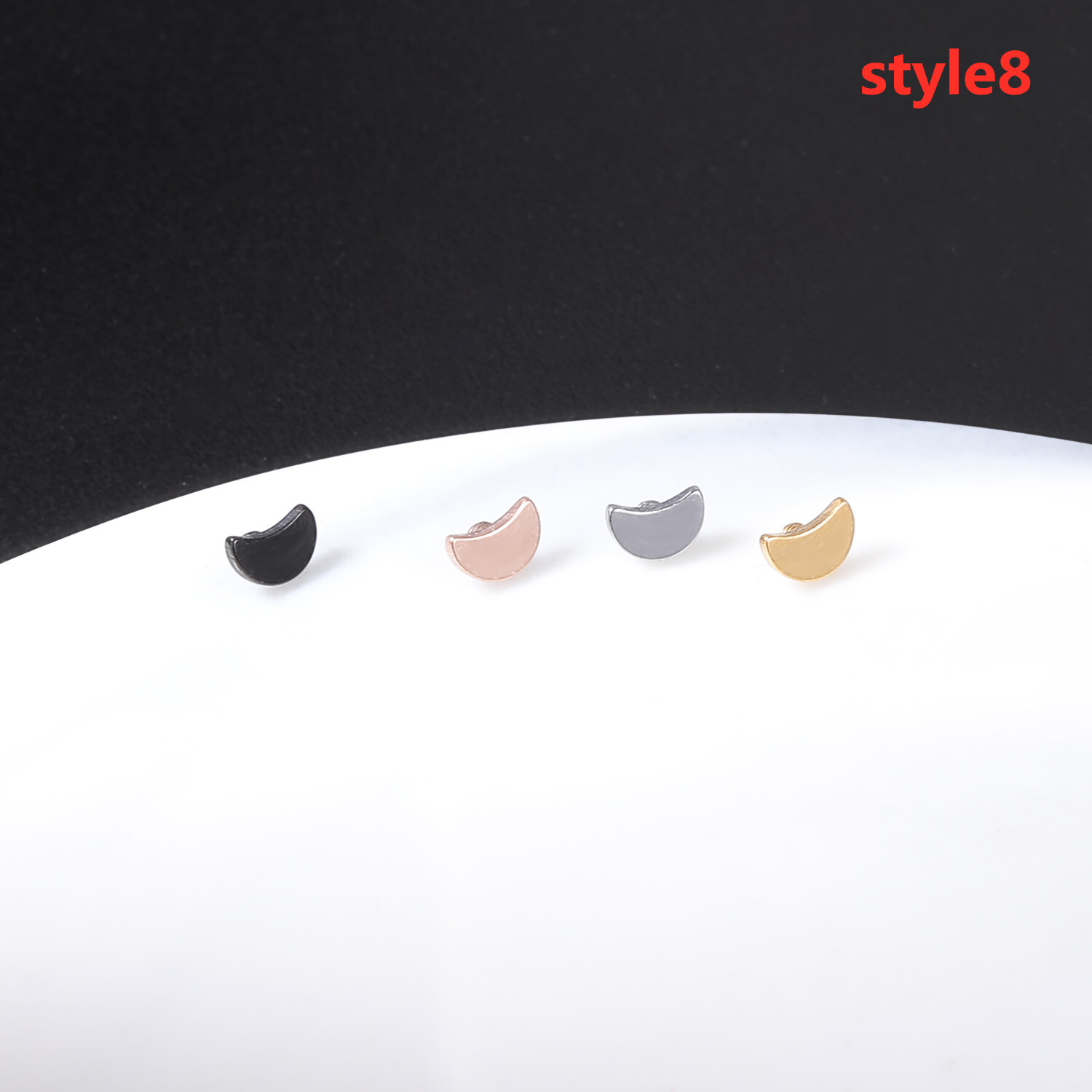 16G Micro Dermal Piercing CZ Dermal Anchor Stainless Steel Skin Diver Piercing