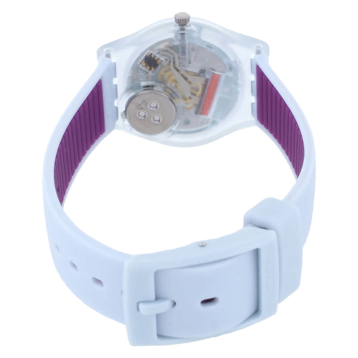 Swatch Powder Plum Quartz Ladies Watch LL126