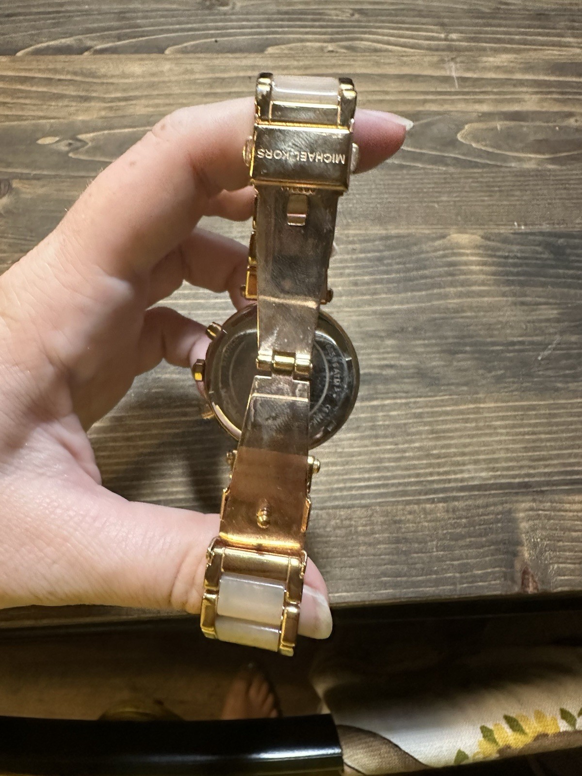 Michael Kors Parker Womens Rose Gold Dial Chronograph Date Quartz 50m 39mm-