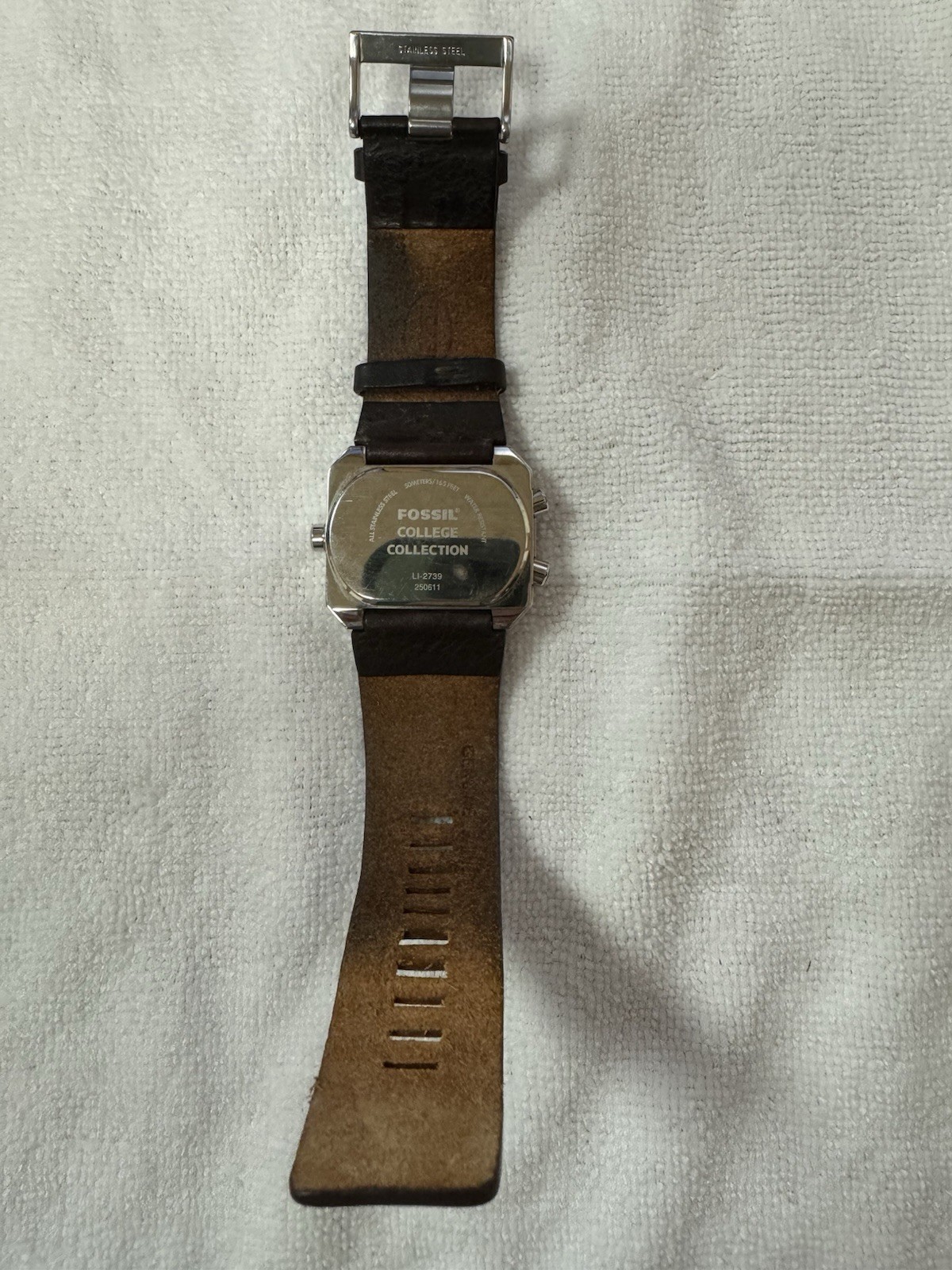 Mens Fossil Collegiate Collection Limited Edition Watch Texas Longhorn Rare