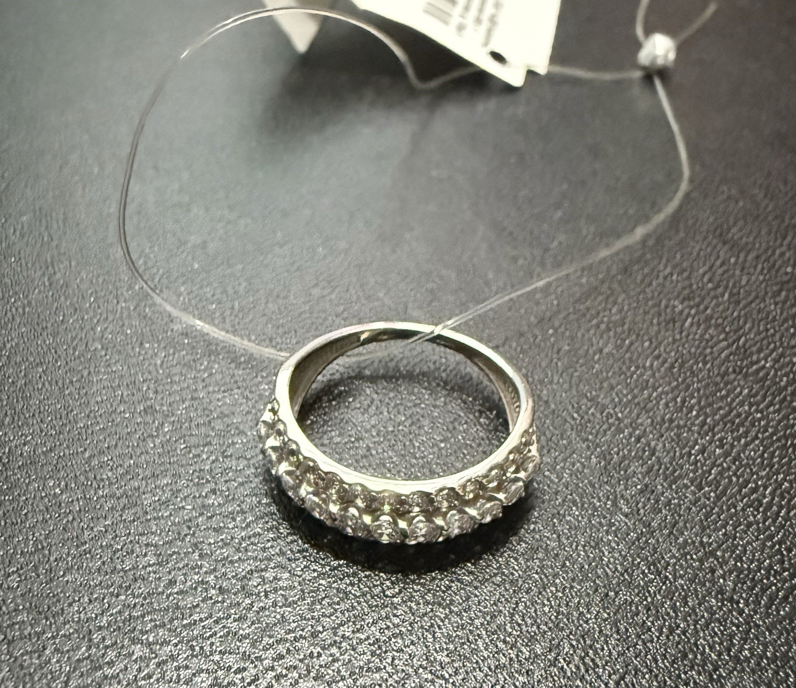 NEW 925 SILVER RUSSIAN RING size 5.5 5 16 JEWELRY CZ WOMEN GIRLS TOP BAND GIFT