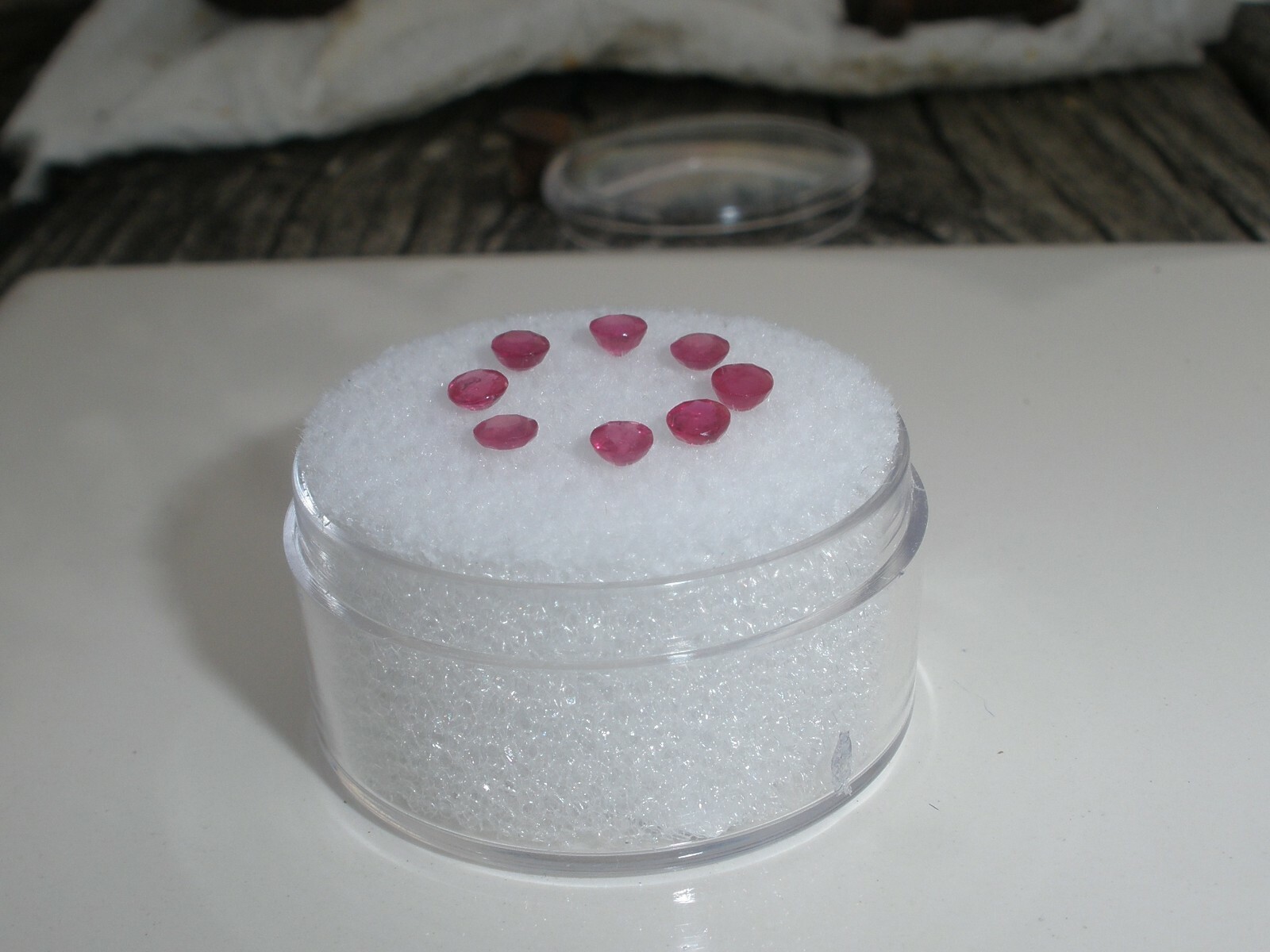 8 Ruby Round Loose Faceted Natural Gems 3mm each