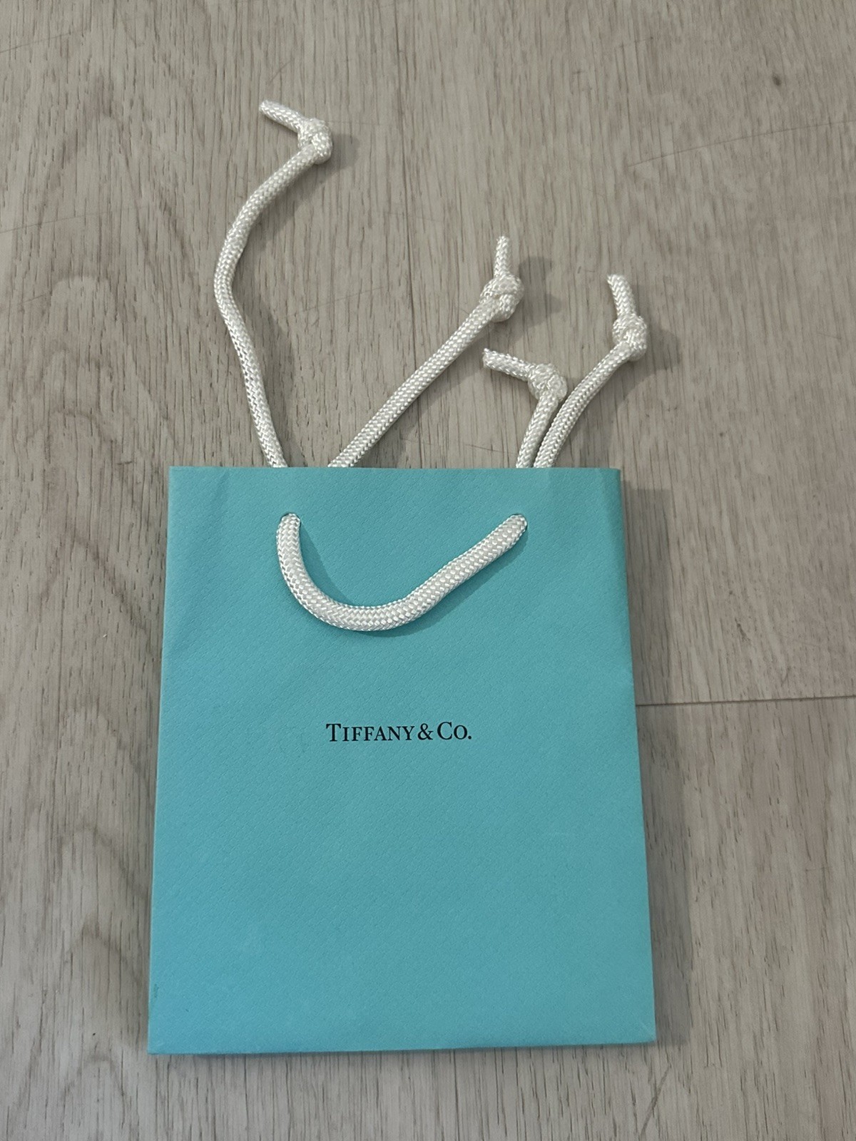 TIFFANY SHOPPING BAG Small Size 5×6 Inch