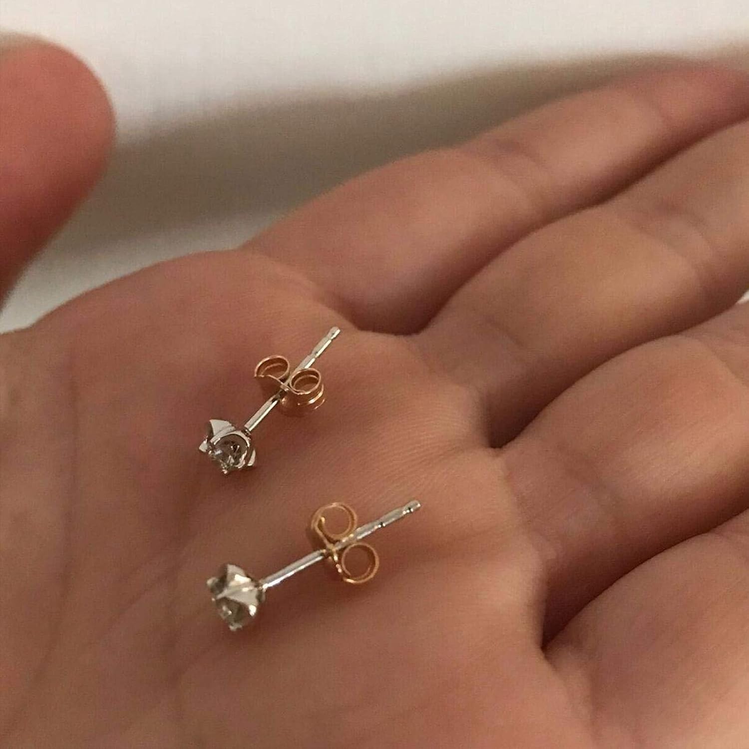 14K Gold Earring Backs for Stud Earrings – Yellow Locking (3 Pairs)