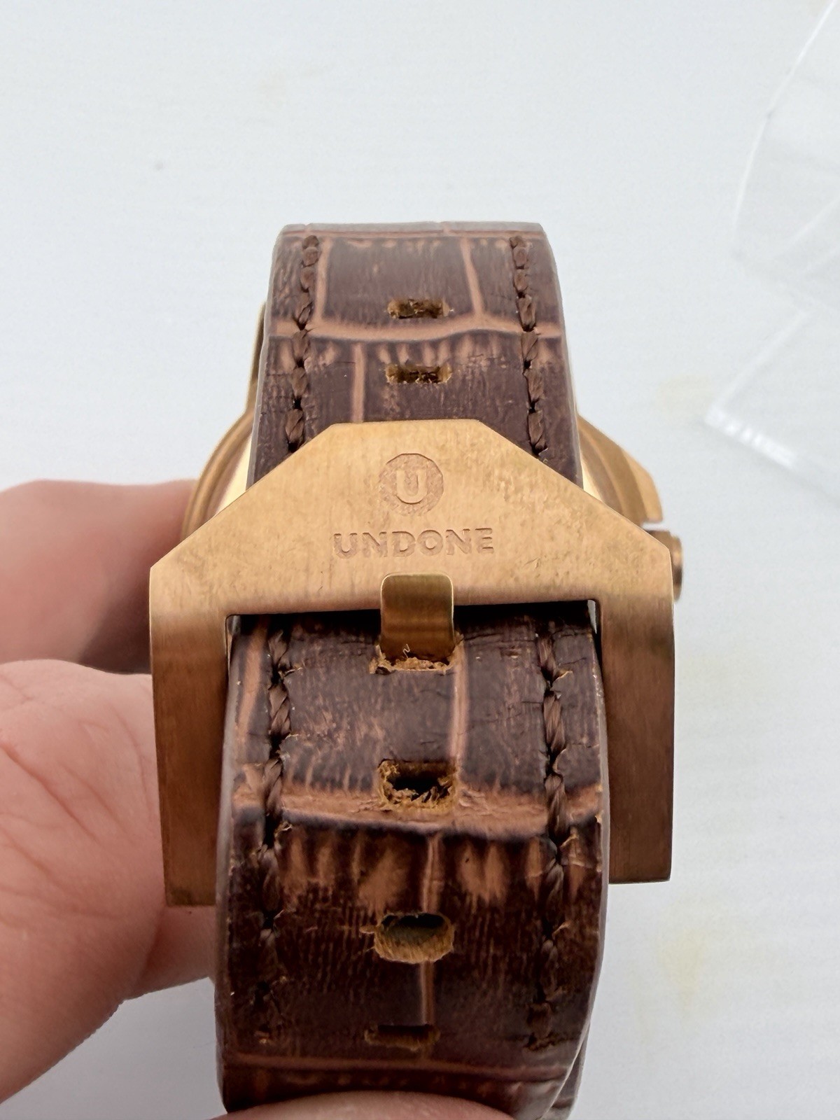 UNDONE Bronze Automatic NH35A Diver 100M CuSn8 Bronze / Dark Brown Dial 45mm
