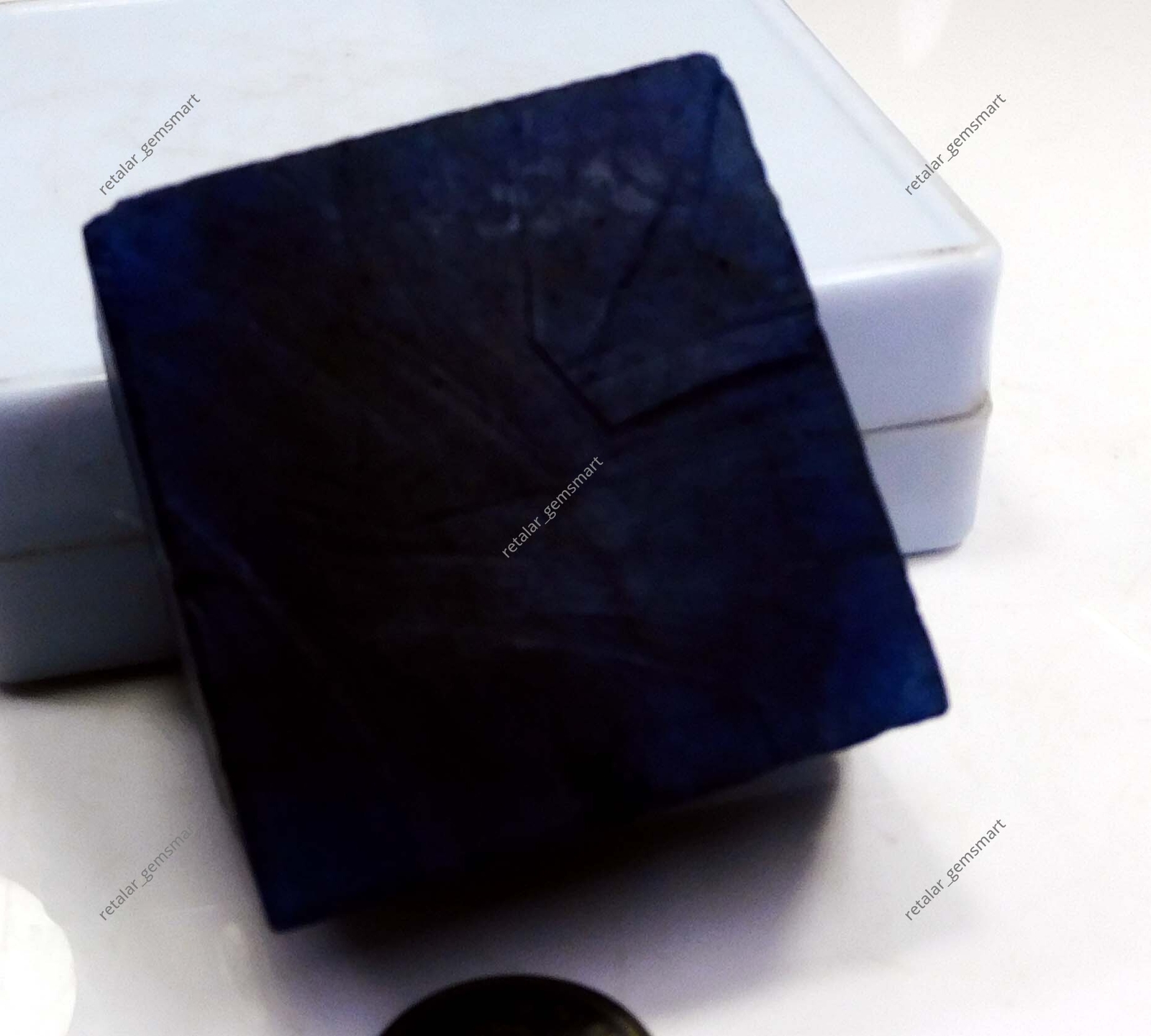 774.00 Ct Natural Translucent Blue Tanzanite Rough Certified Loose Gemstone