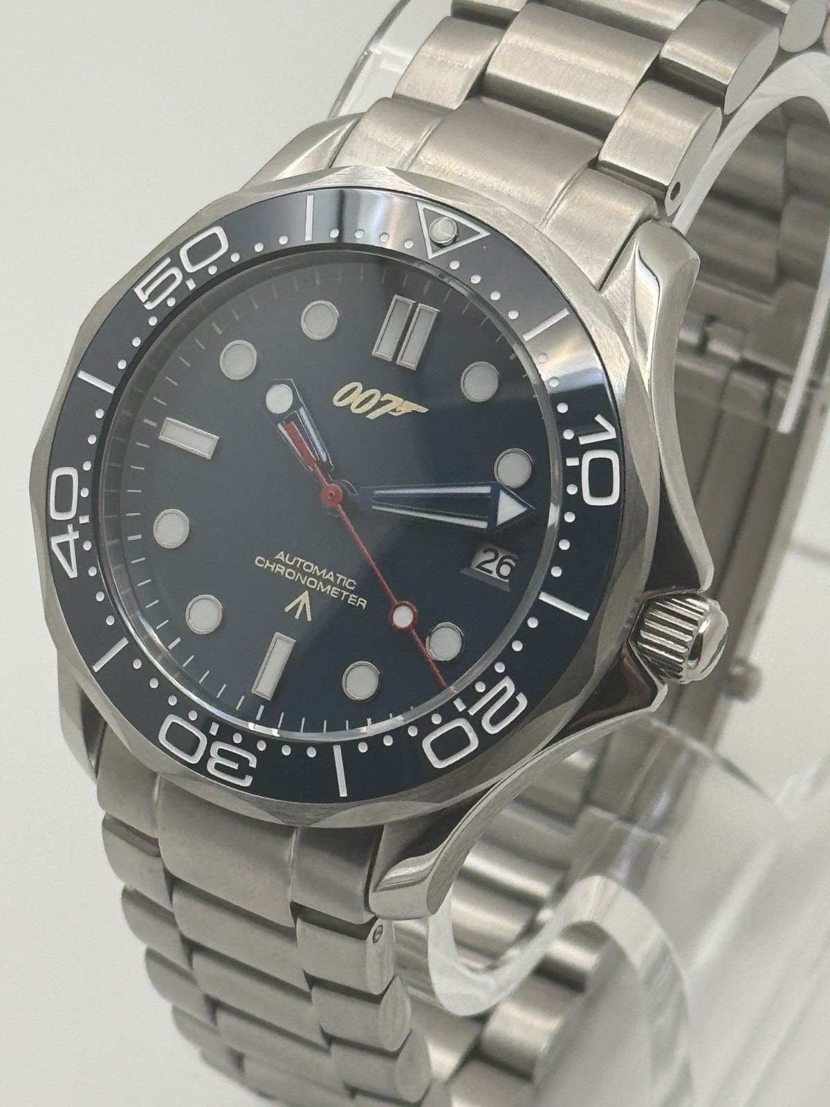 James Bond 007 “Casino Royale” NH35 Auto Watch Blue Dial Diver 100m 41mm