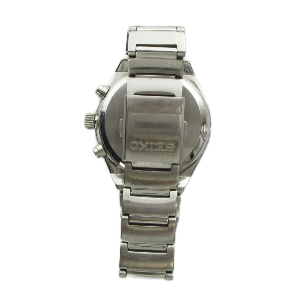 SEIKO WORLD TIME SOLAR V195 0AE0 World Time Solar Wristwatch Watch Quartz Chrono