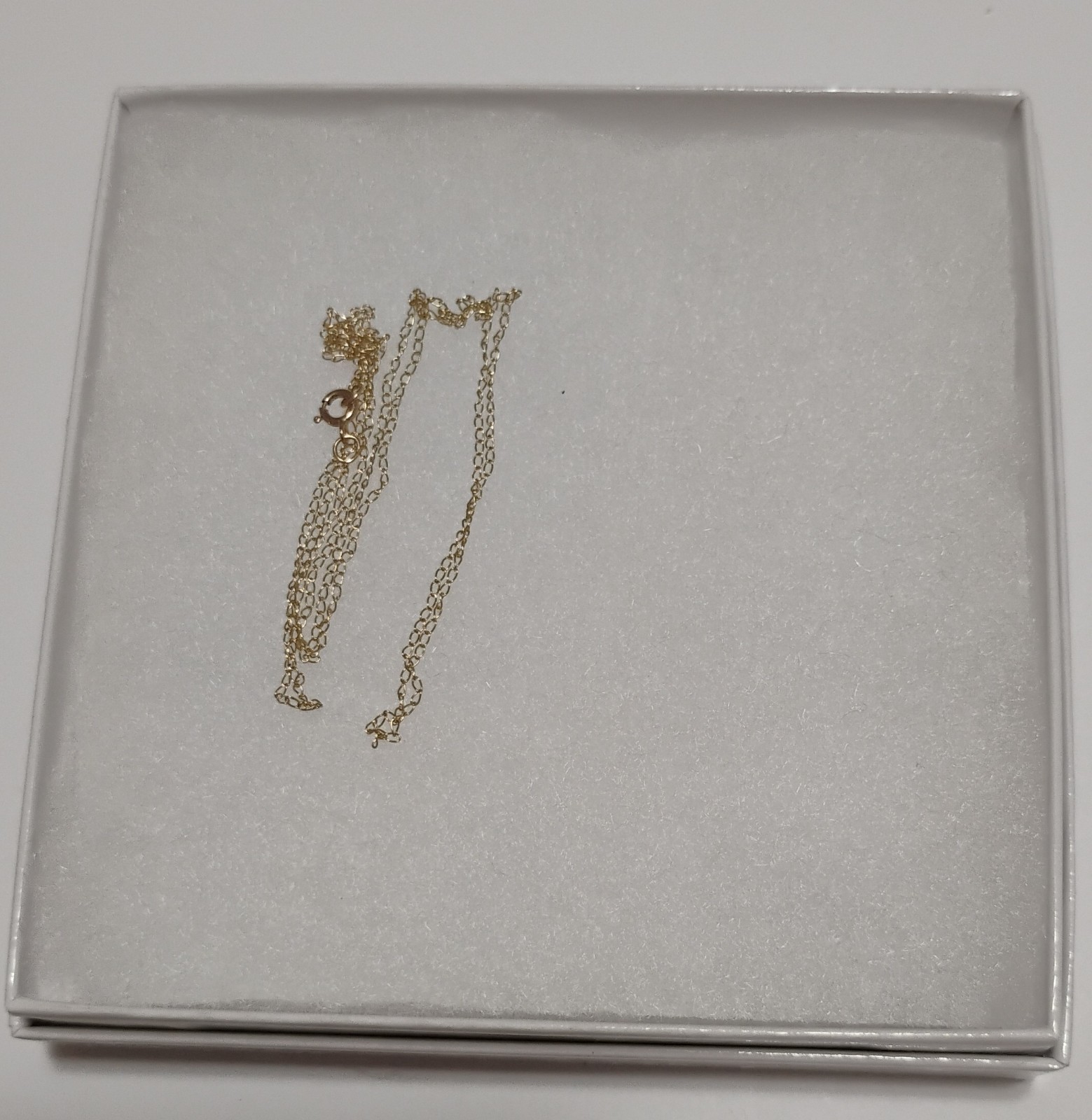 10kt Yellow Gold 18″ 1mm Chain Link Necklace Stamped 10K XL Dainty Not 14k