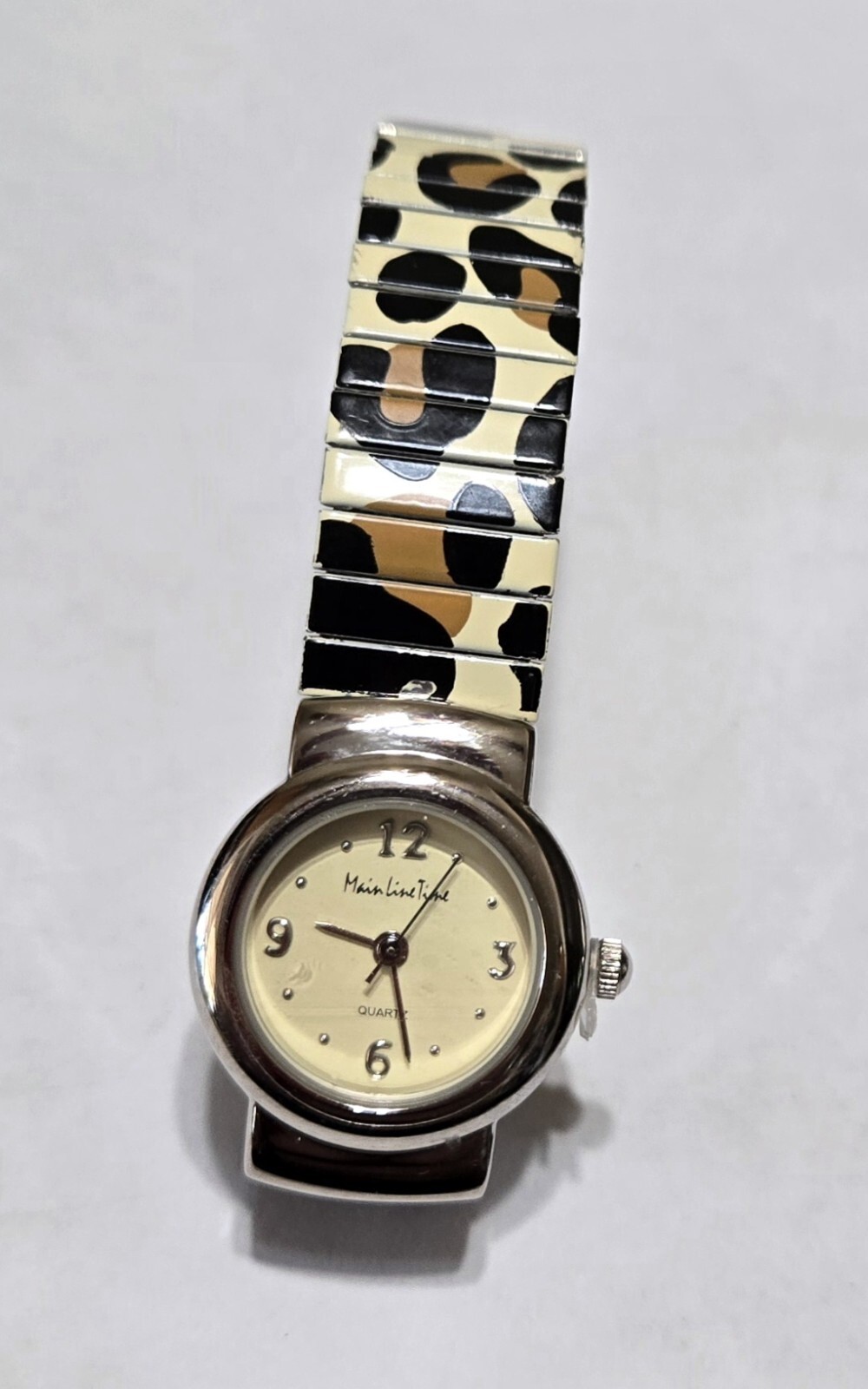 Main Line Time Leopard Band Watch