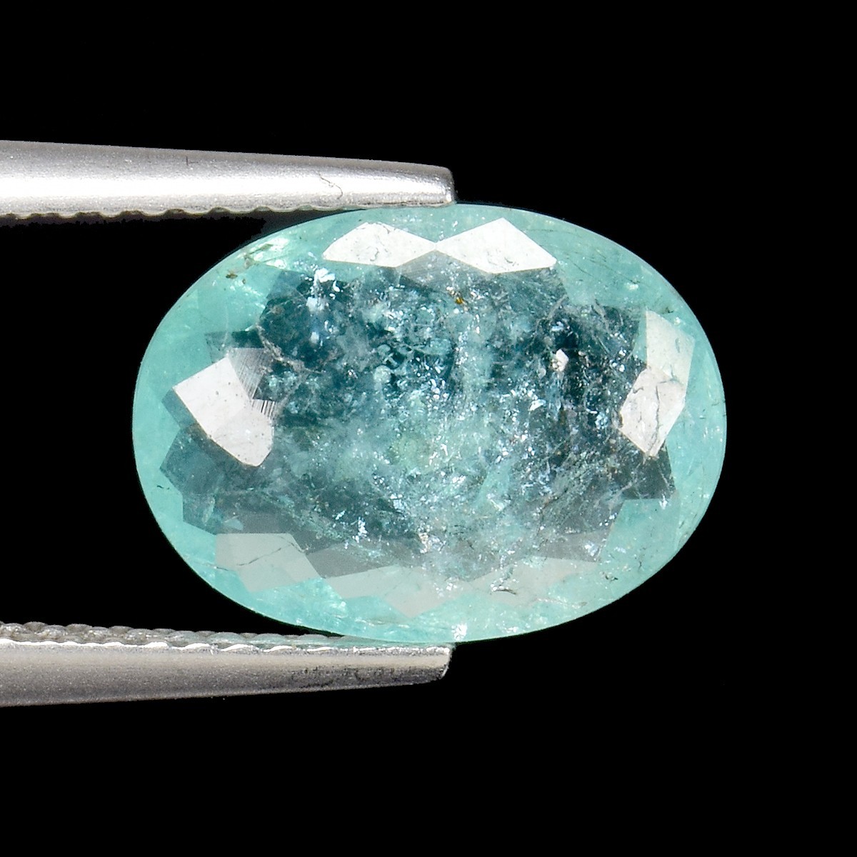 2.29Ct Copper Bearing Paraiba Tourmaline Ice Blue 100% Natural Gemstone Africa