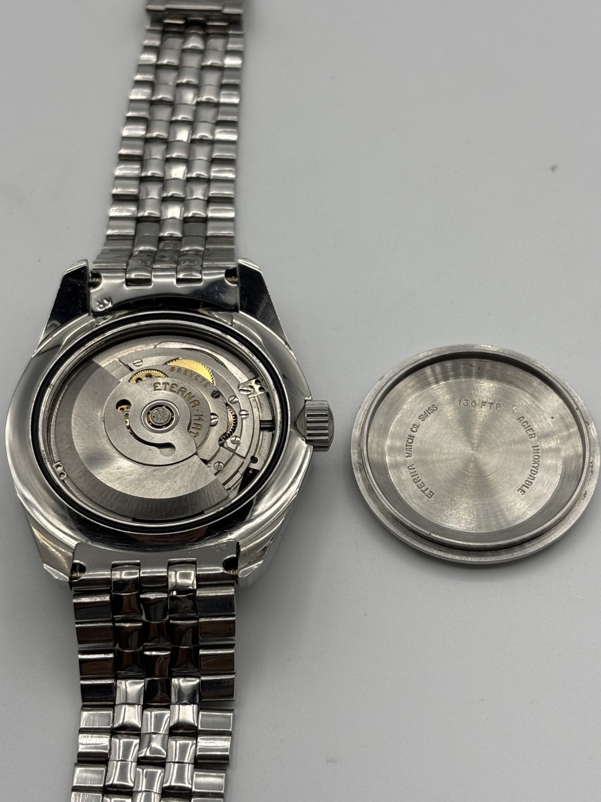 *ULTRA RARE FULL SET* Eterna-Matic KonTiki Super 130 FTP-3 Gay Freres bracelet