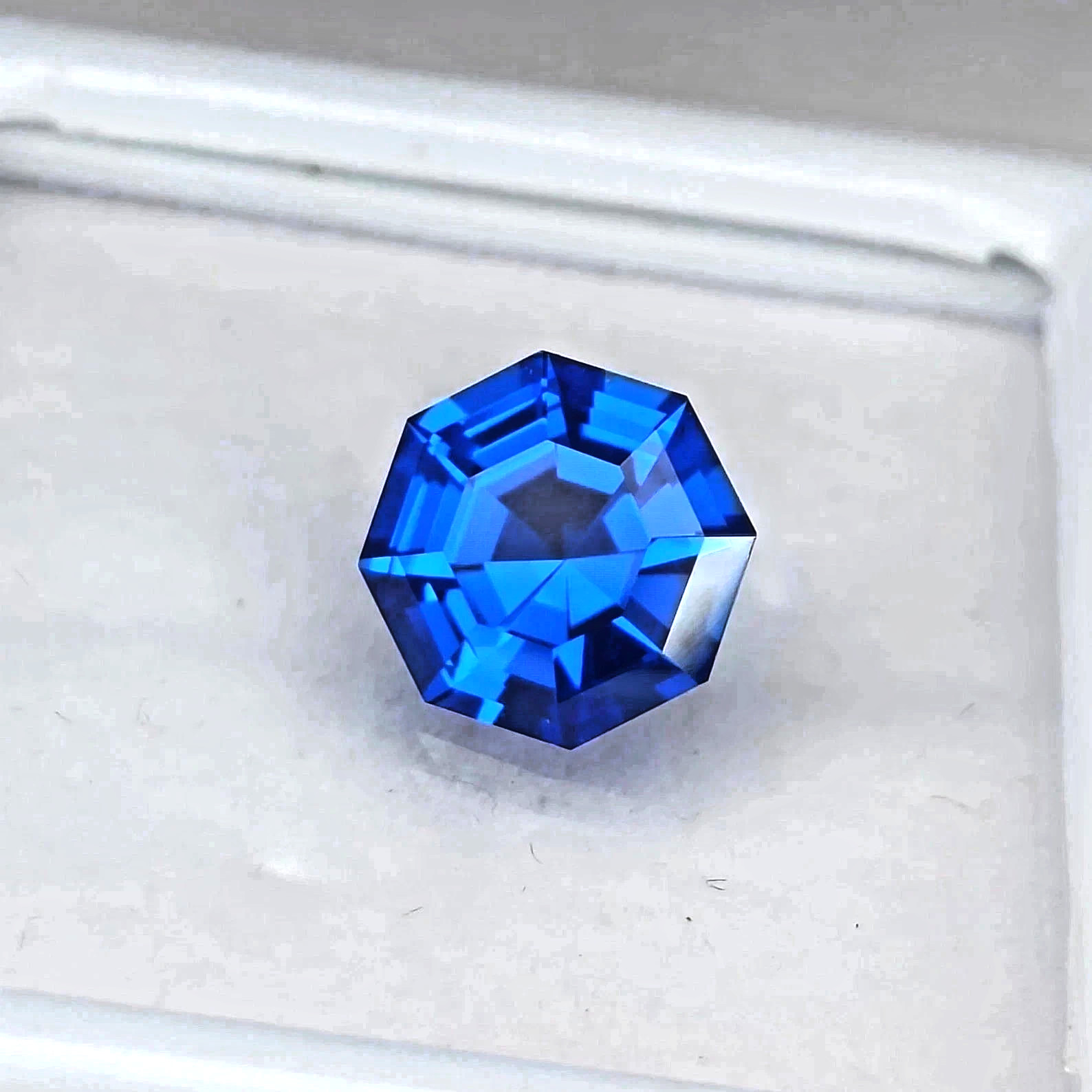 Natural Blue Sapphire 18 Ct Octagon Cut Certified Loose Gemstone