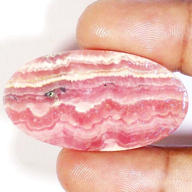 100% Natural Rhodochrosite Oval Cabochon 89.00CTS 25x46x6mm Loose Gemstone BC-50