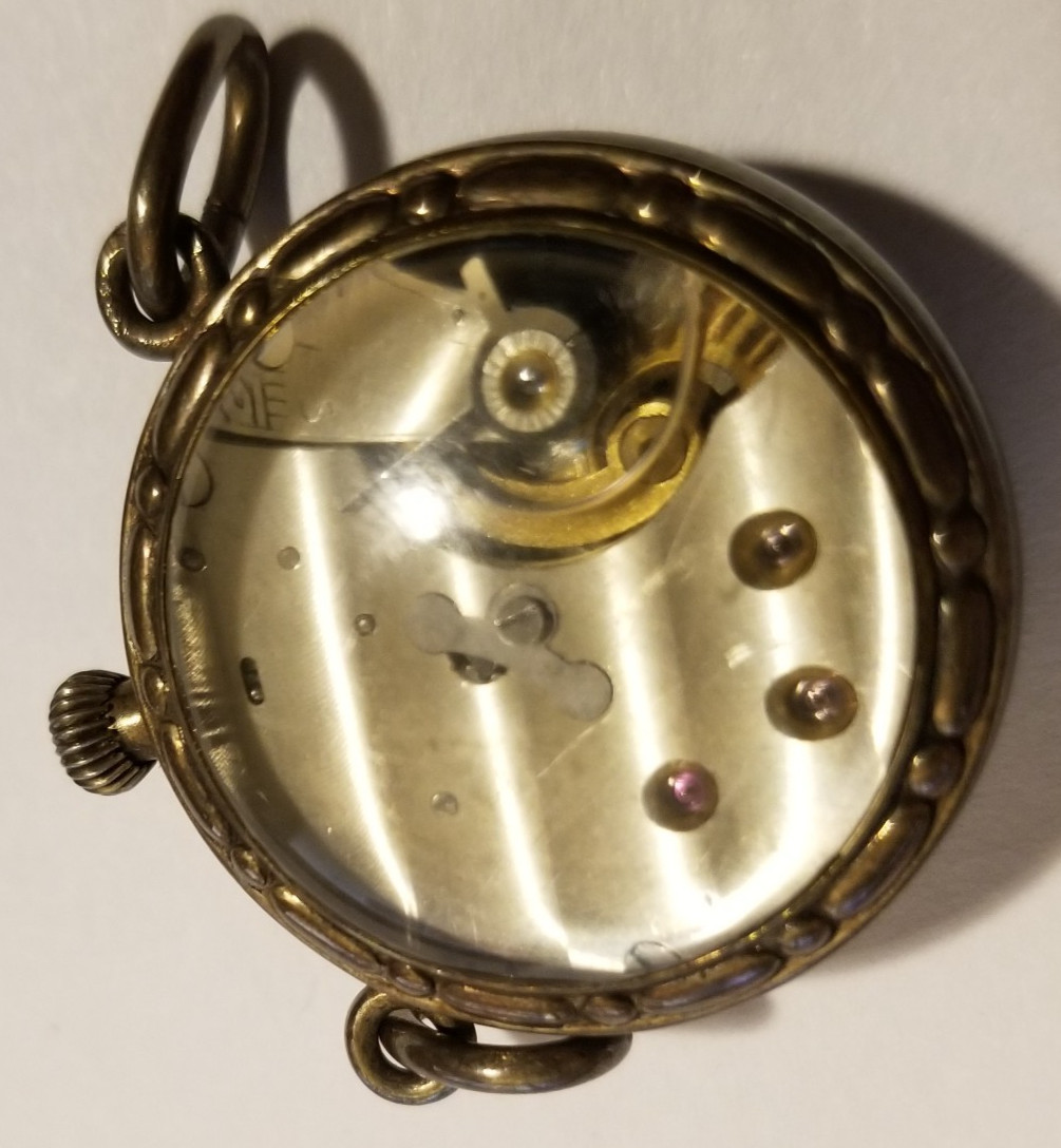 Antique Ladies Silver Watch Crystal Moderate Moderate Ball shape 3 Jewel Swiss?