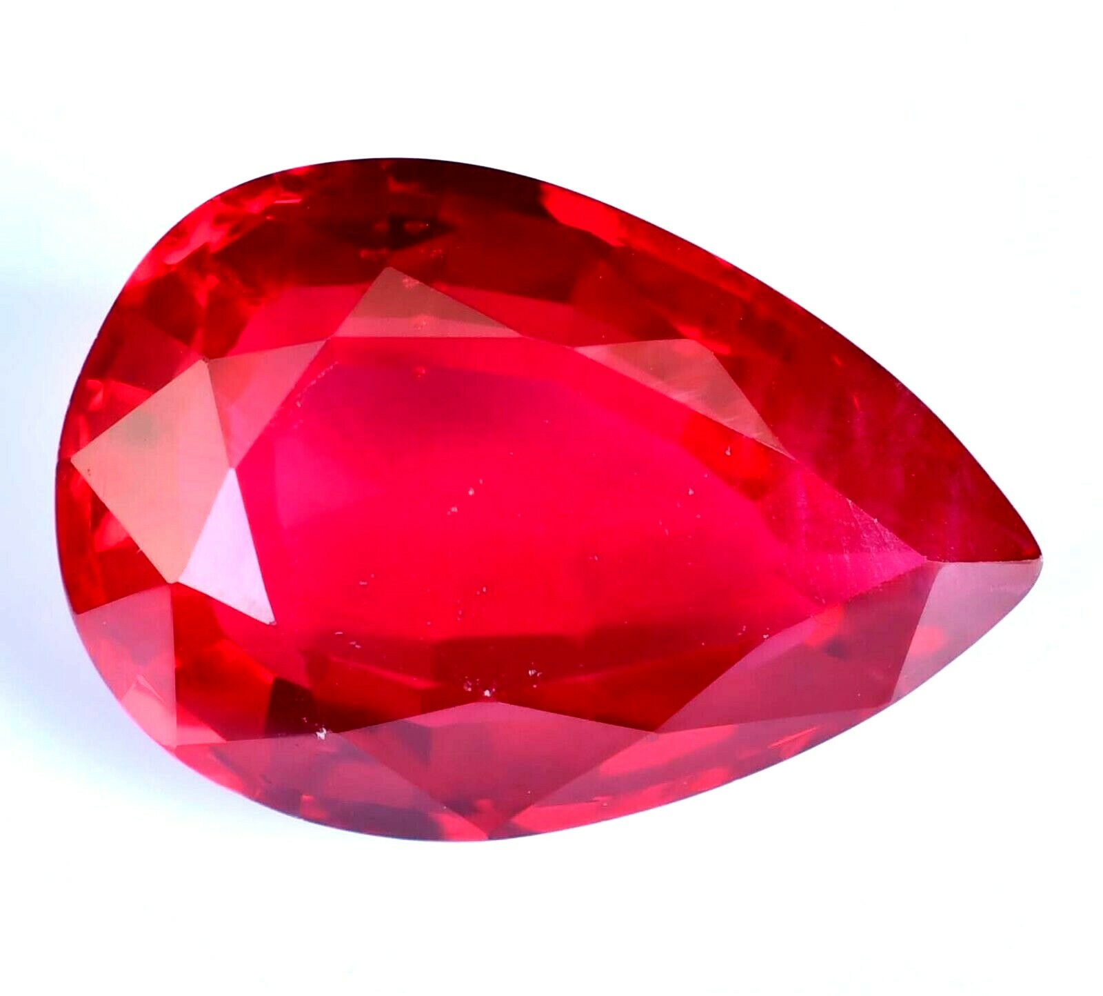 26.50 Ct Natural Blood Red Mozambique Ruby CERTIFIED Stunning Treated Gemstone