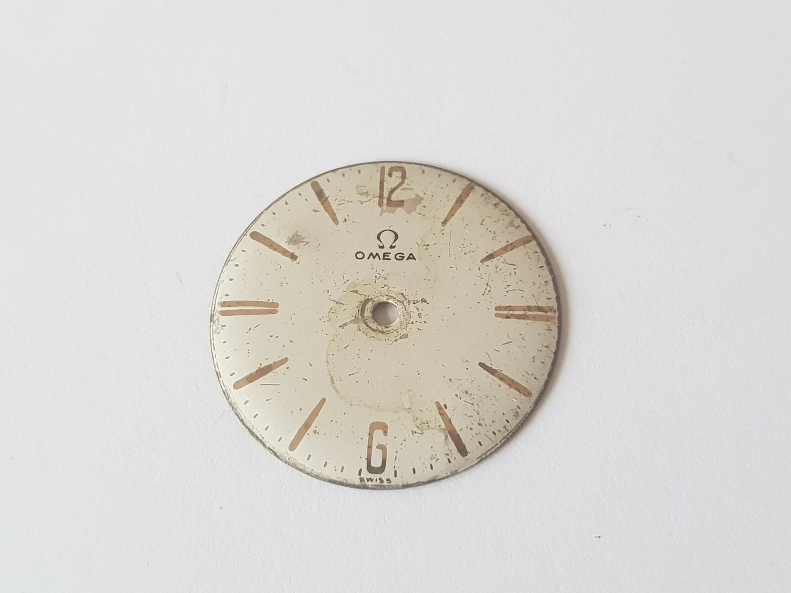 Omega 1481 Watch Dial 27.54mm approx Genuine Swiss
