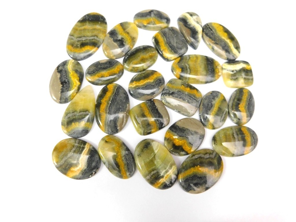 Natural Bumblebee Jasper For Earring, Pendant, Necklace Jewelry Making 71467