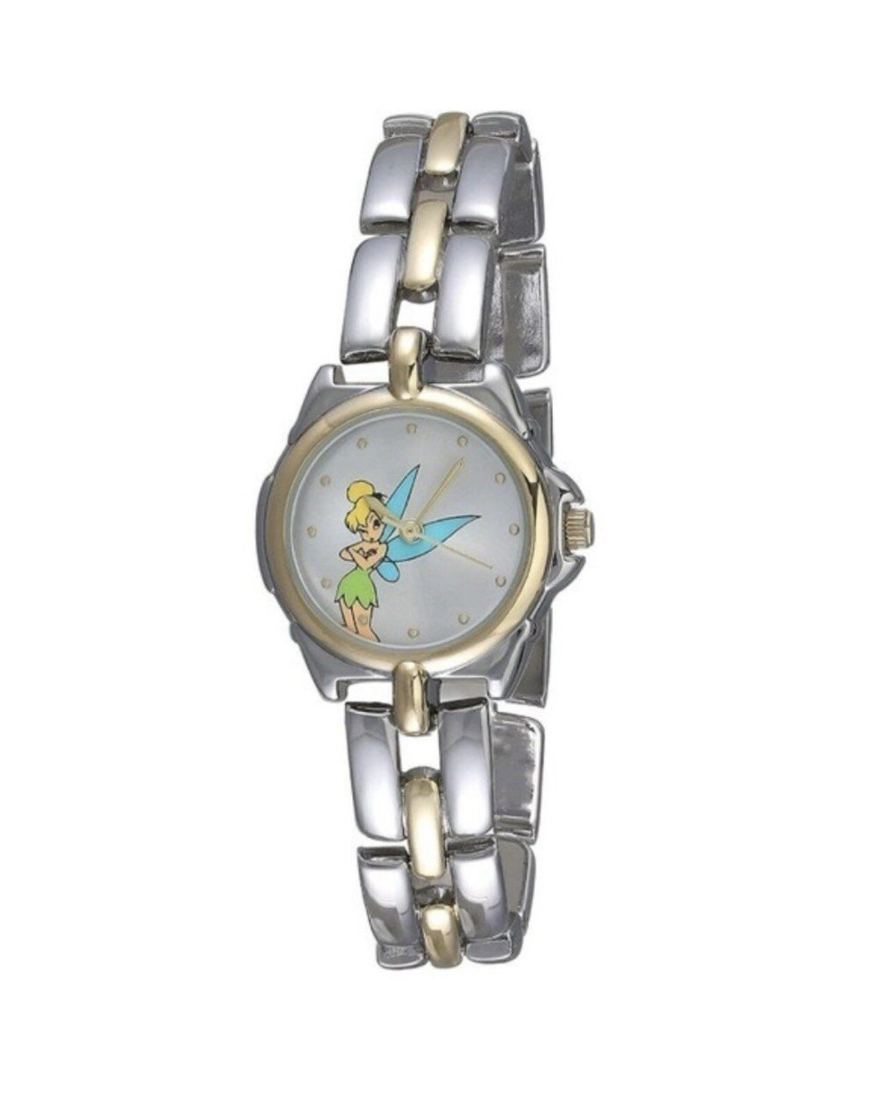 NEW! Disney “ TINKERBELL” Gold/silver Toned Watch
