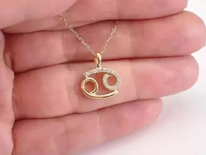 1.90Ct Round Real Moissanite Women’s Beauty Pendant 14K Yellow Gold Plated