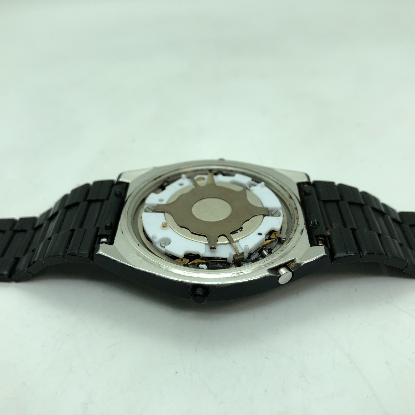 [w2359] SEIKO A828-4000 All original Giugiaro Battery replaced Quartz EX/PR