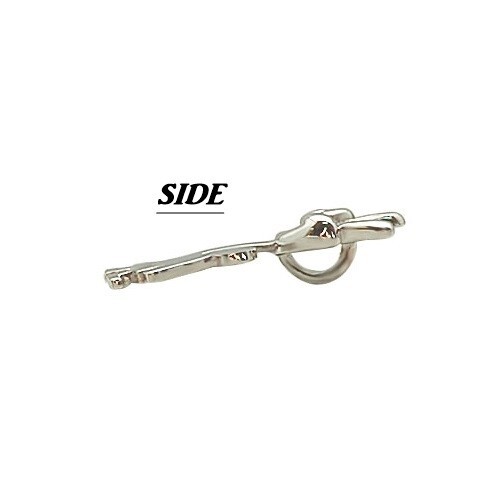 Victory Boy Pendant White Gold Plated Sterling Silver Charm – No Chain