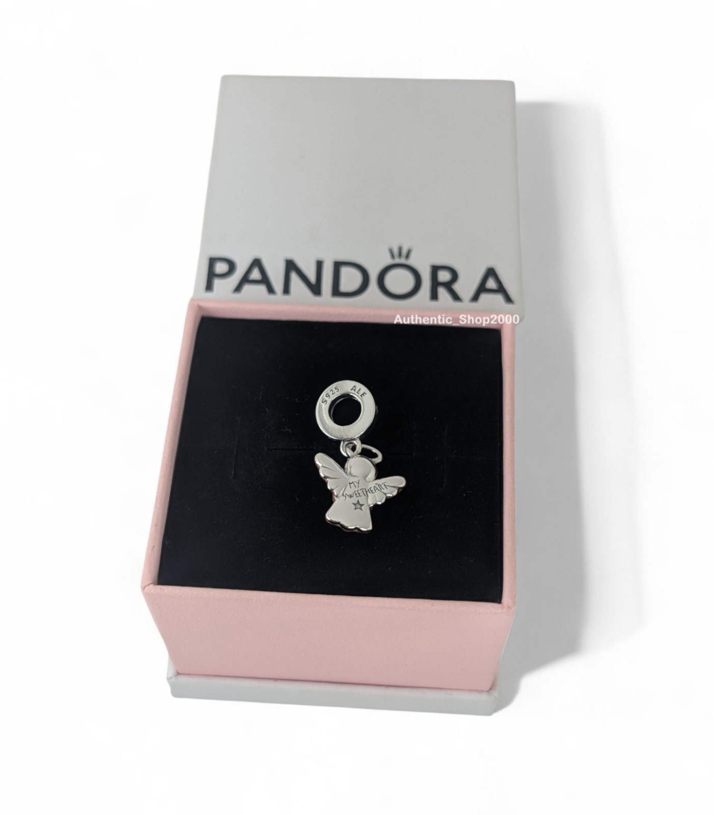 New 100% Authentic PANDORA 925 My Sweetheart Gingerbread Angel Charm 794247C01