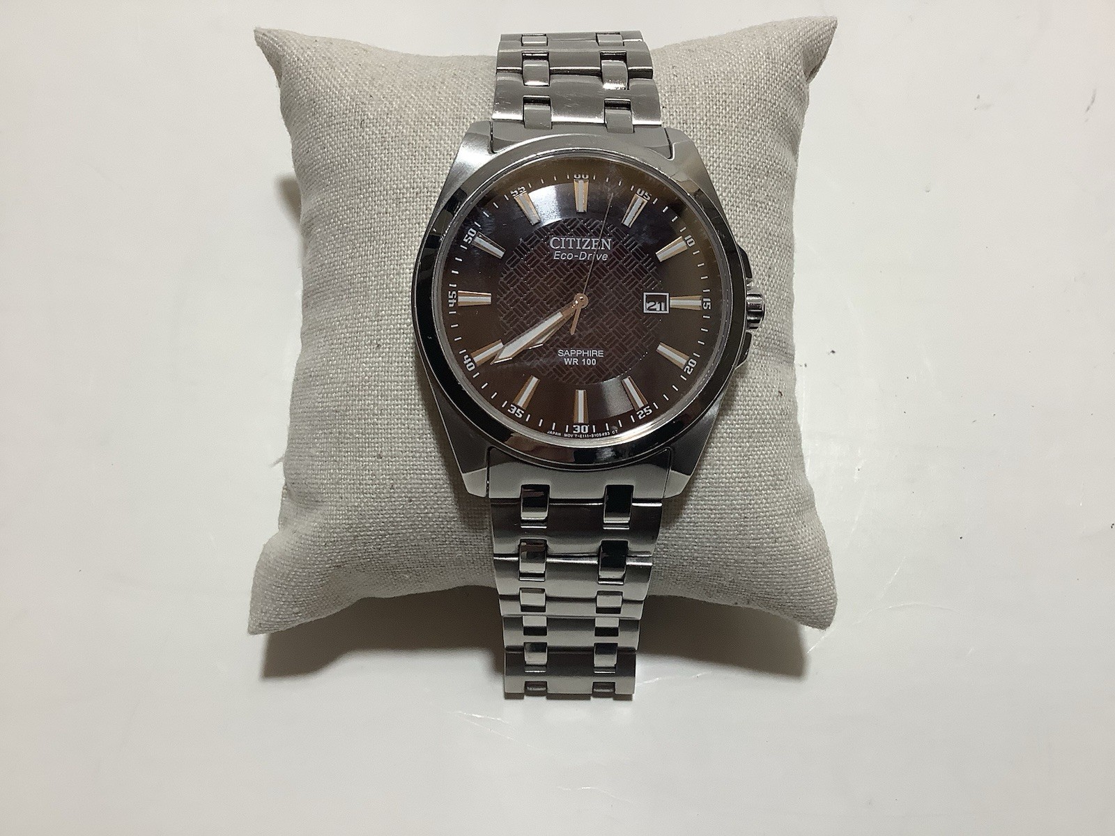 CITIZEN Men Eco-Drive Watch Classic Black Dial Waterproof 41mm