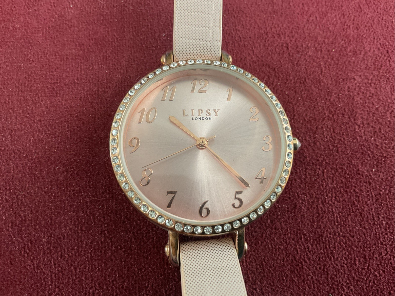 Lipsy Diamante Watch with a new battery fitted