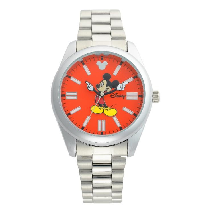 ANOTHER HEAVEN x Disney Mickey Mouse Oyster Perpetual Quartz Watch 41mmCoral red
