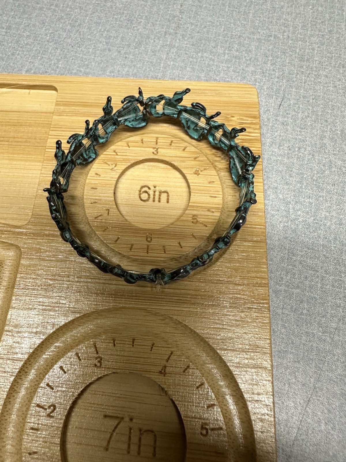 Patina Running Wild Turquoise Horse Stretch Bracelet Western Theme