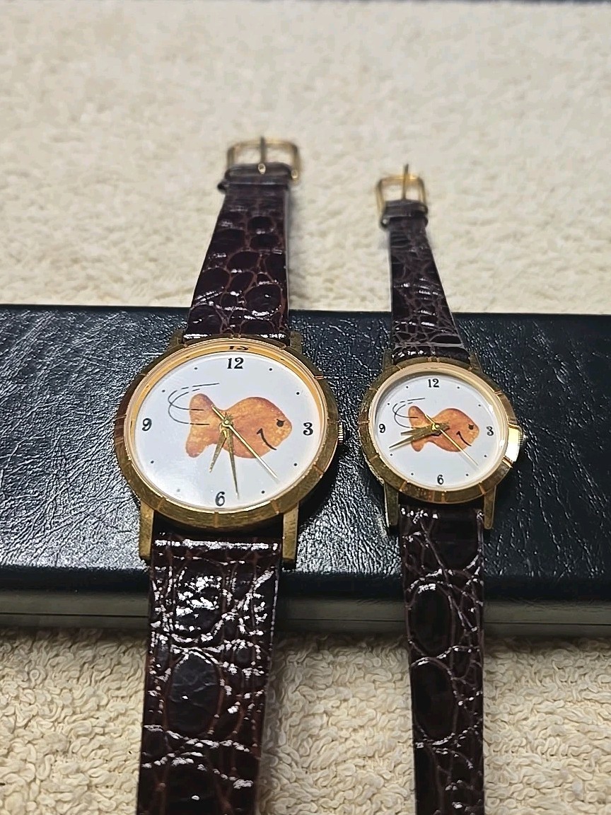 Vintage Image Watches – His & Hers Goldfish Watches