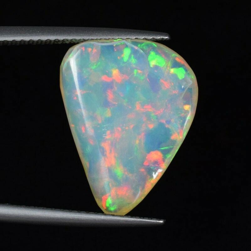 5.40 ct AWESOME MULTI COLOR FLASHING NATURAL OPAL FANCY CUT LOOSE GEMS C Vdo AB
