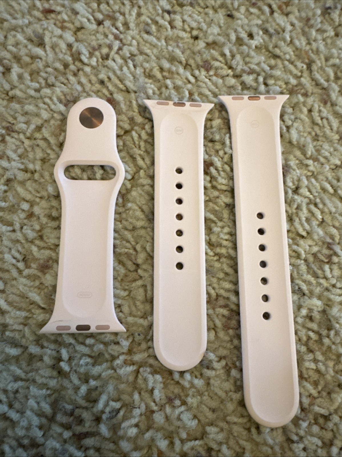 RARE Pink Sand Rose Gold Pin Genuine Apple Sport Band 38mm Watch Strap S/M/L