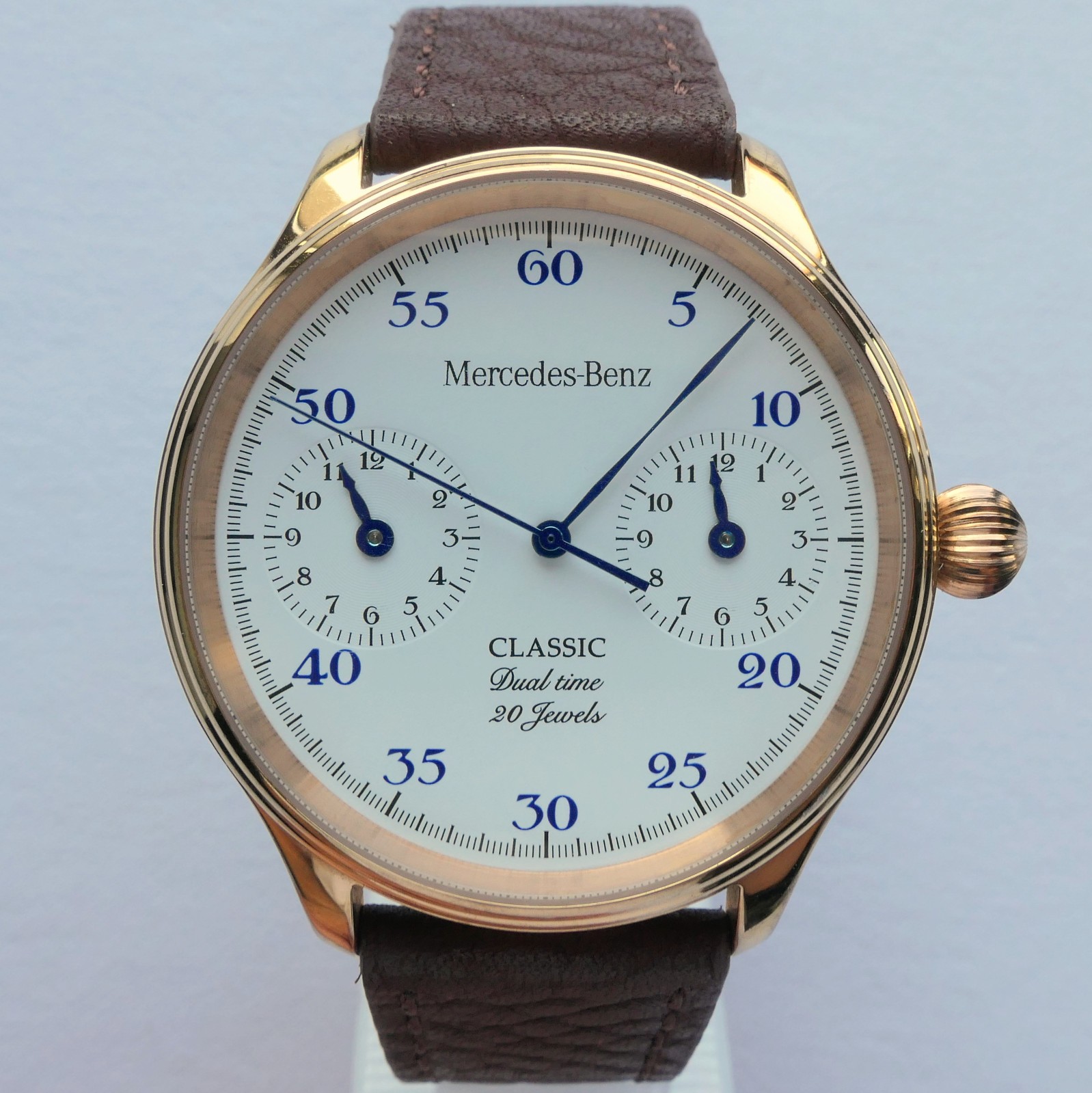 Mercedes Benz Classic Dual Time Zone Design Car Accessory GMT Automatic Watch