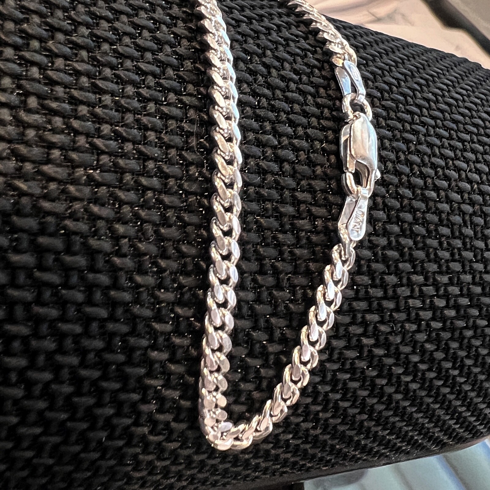 925 Sterling Silver VVS1 Moissanite 0.82CT Cross Miami Cuban Chain 3MM 16-30″