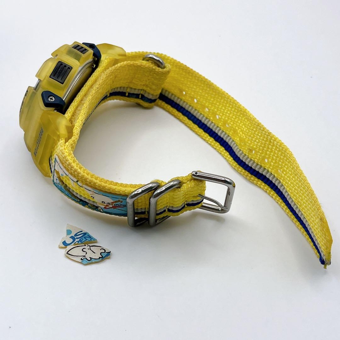 CASIO G-SHOCK DW-9500 Digital Yellow Men’s Watch Working Item
