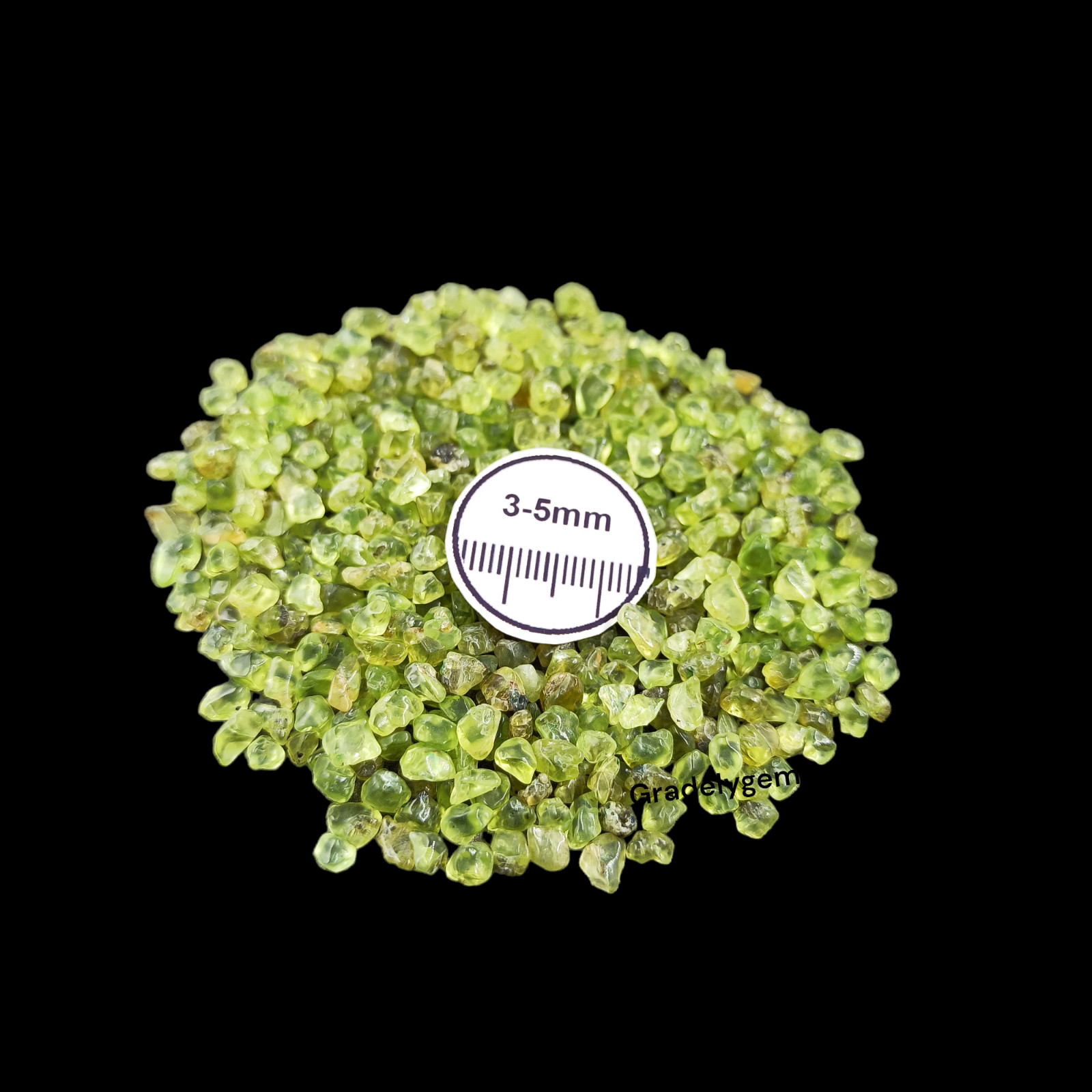 Peridot Gemstone Crushed Powder – Vibrant Green for Resin Art, DIY Crafts, Jewel