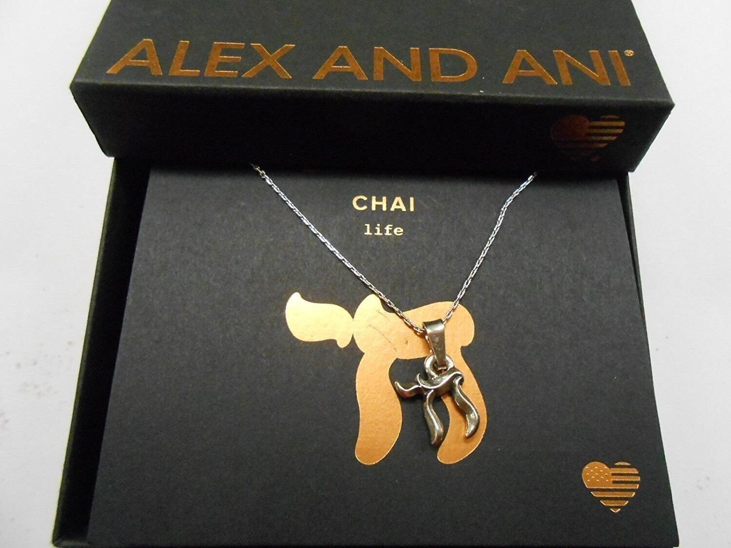 Alex and Ani Chai Necklace Rafaelian Silver NWTBC