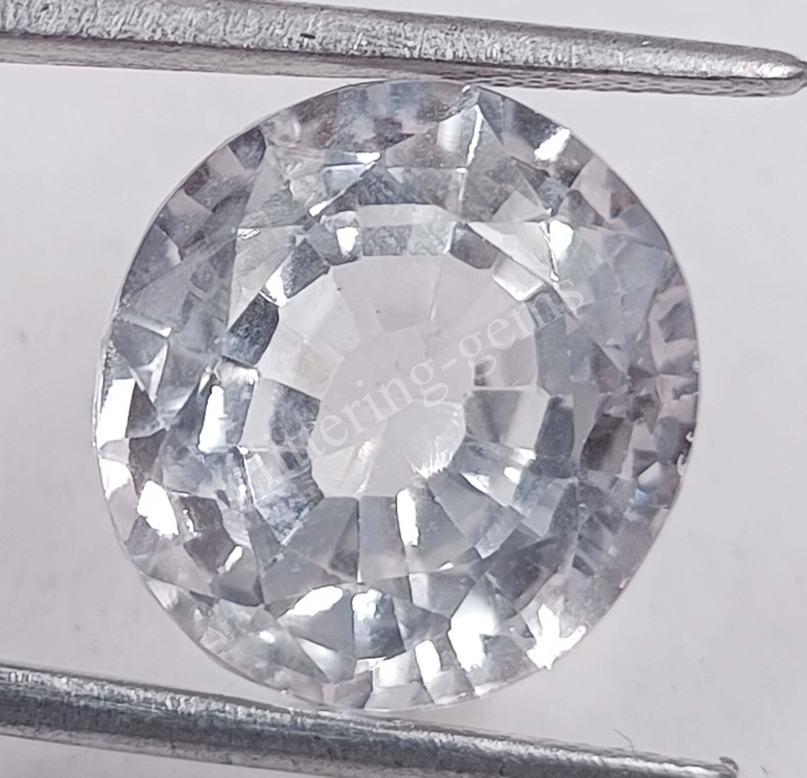 20.45 CT Oval Cut Natural White Sapphire IGL Certified Loose Gemstone 25AJ