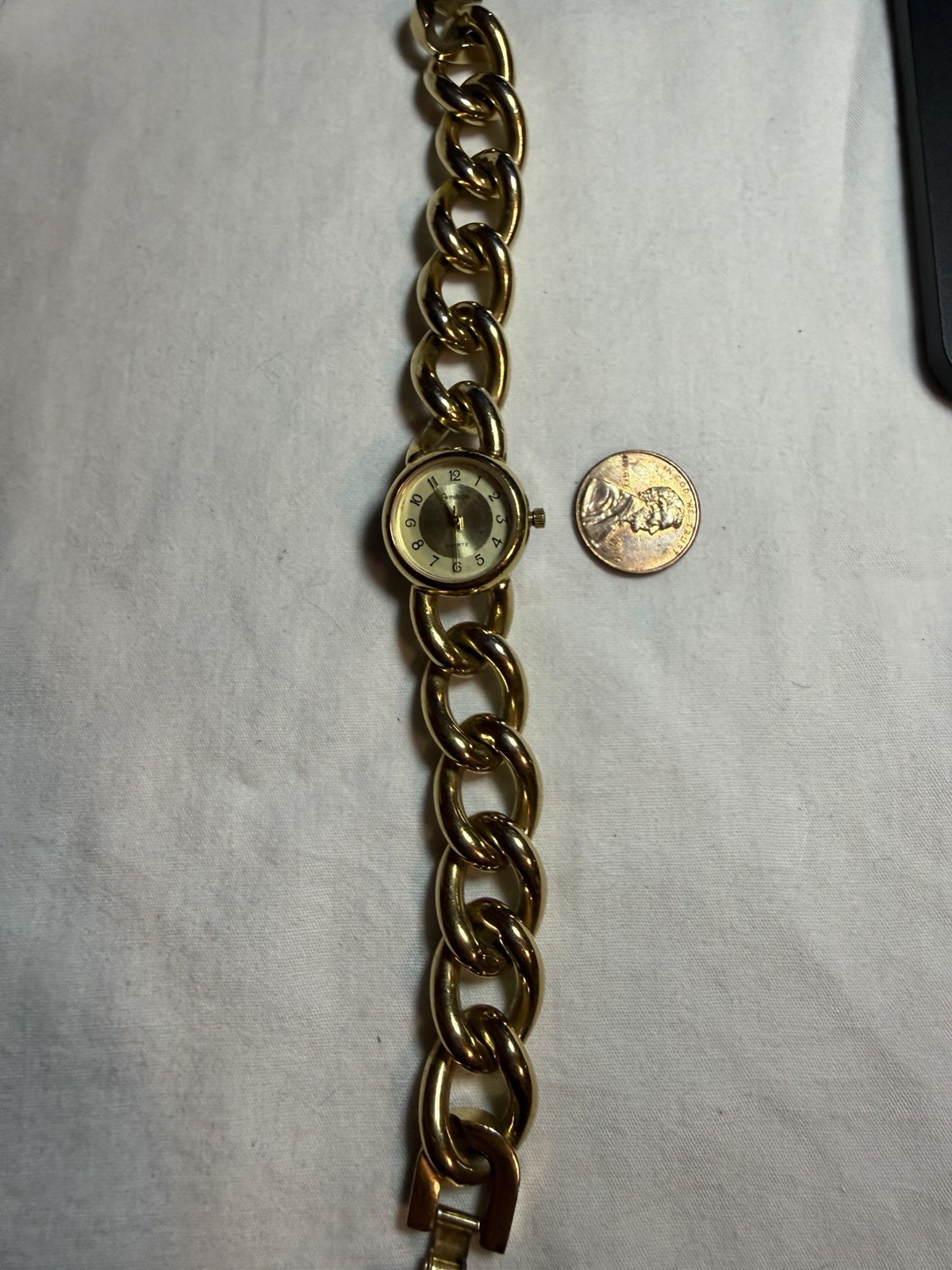 Armitron Women’s Gold Tone Chain Link Watch