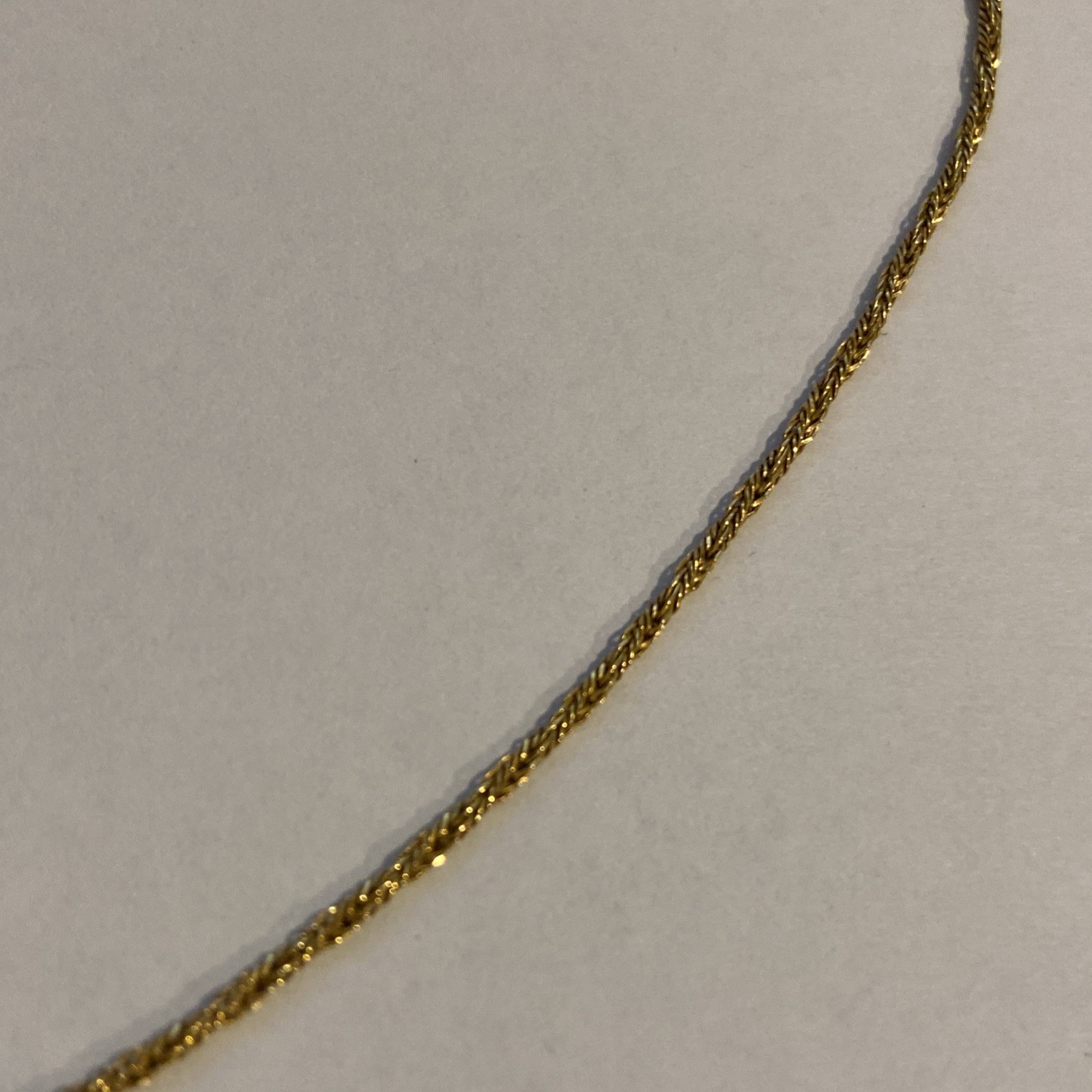 UnoAerre 375 Hallmarked 9ct Gold Italian Necklace Chain – Star 1 AR (ARezzo)