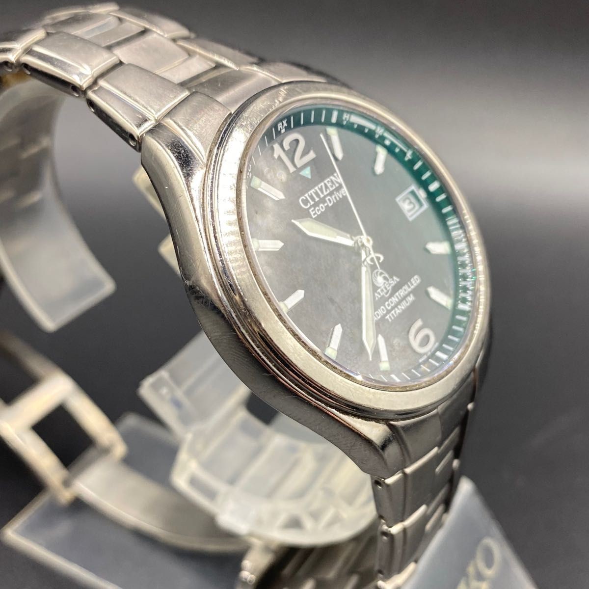 Citizen Attesa H410-T003788 Solar-Powered Titanium Silver